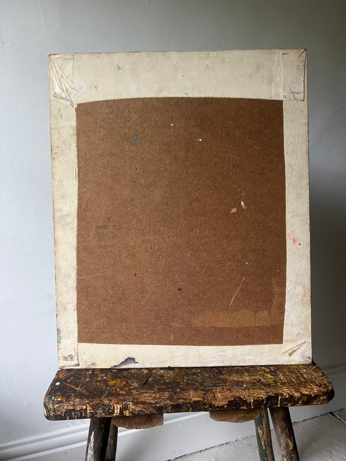 Large French Mid Century Oil Painting of Fruit