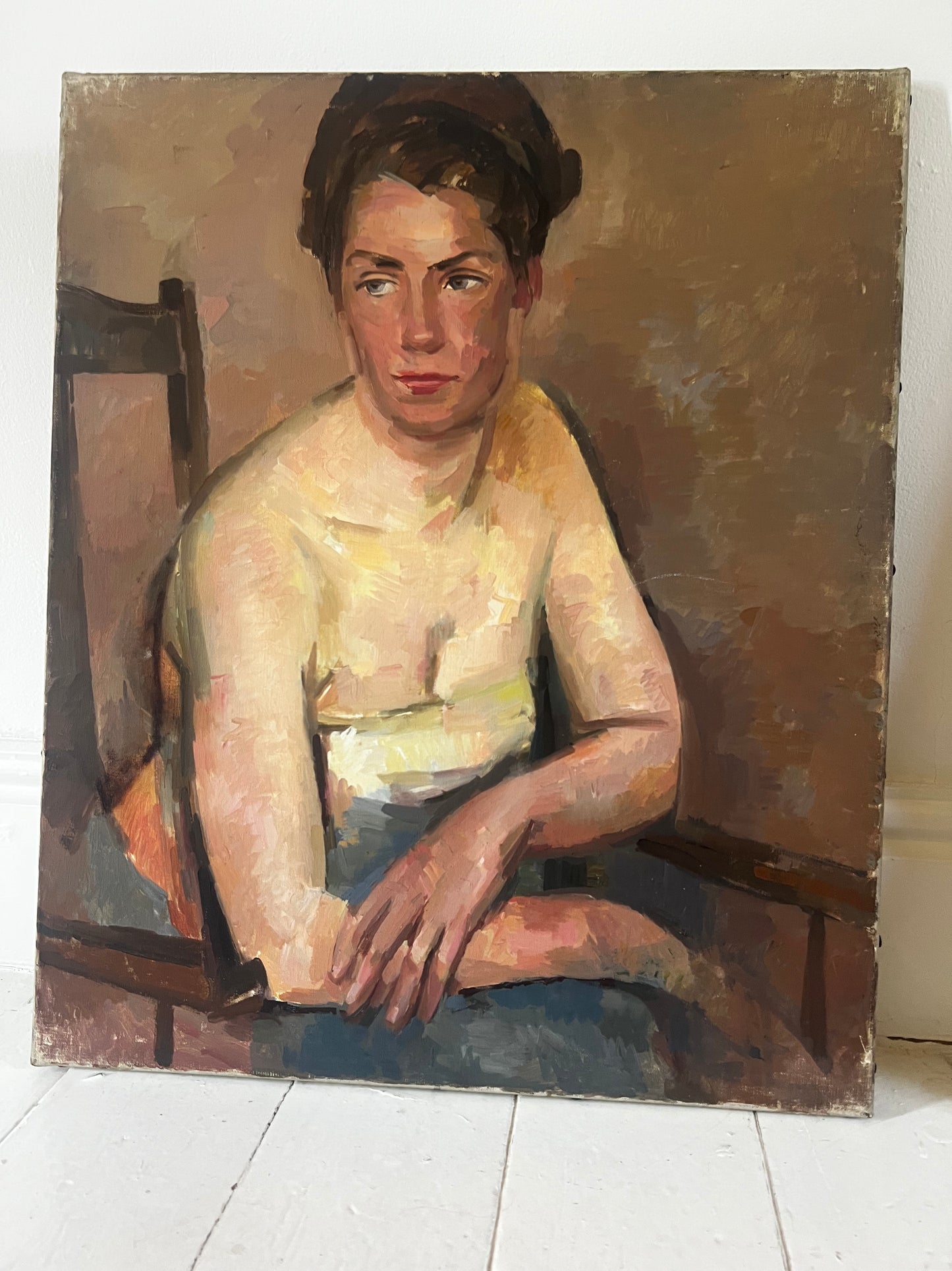 ‘The Muse’ Oil on Canvas Portrait