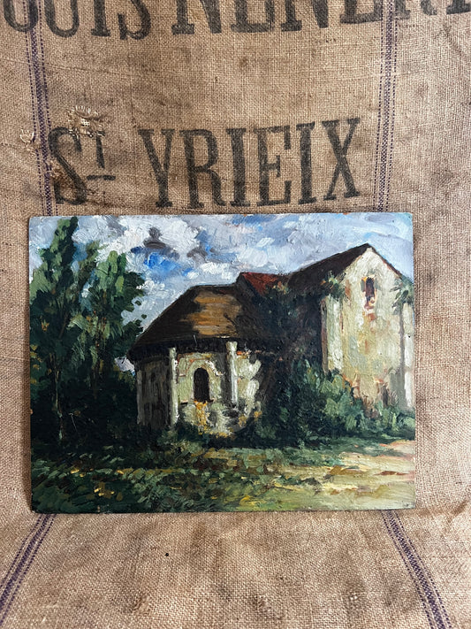 Beautifully painted small french oil painting