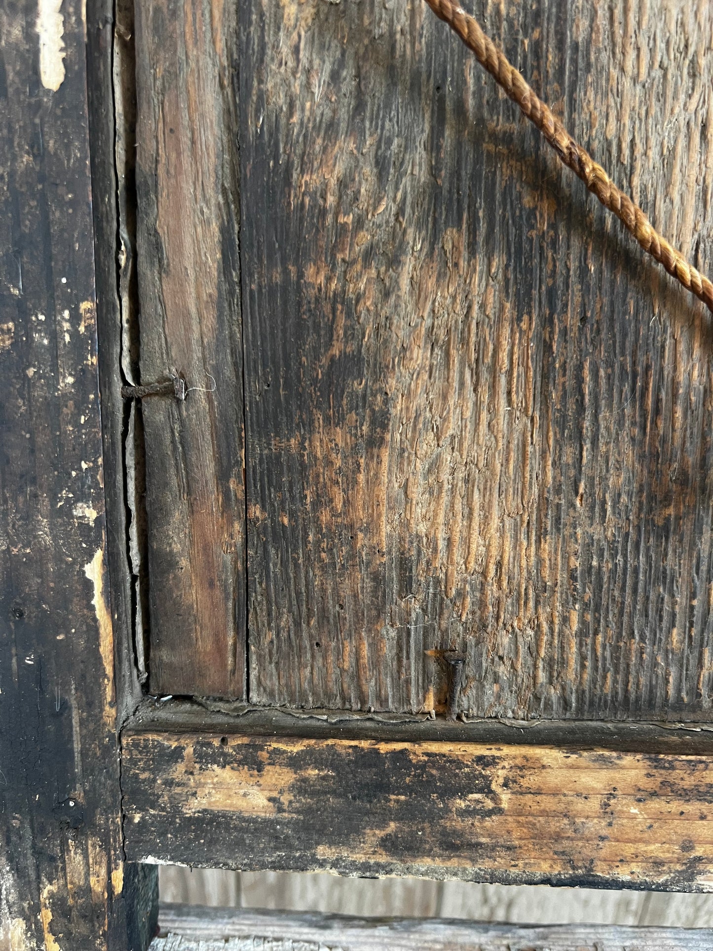 Beautiful 19th Century French Foxed Mirror