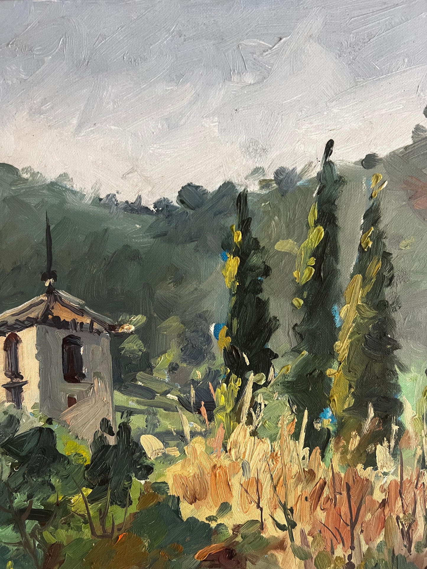 French South of France Oil Painting on Canvas