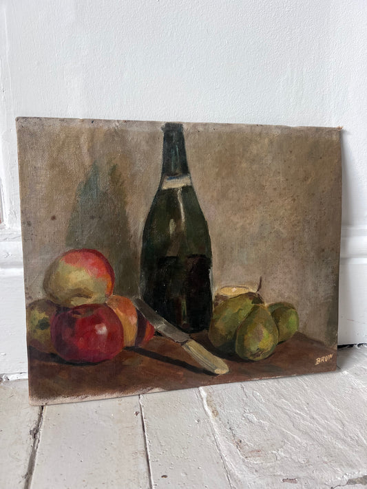 French 1920’s Still Life Oil Painting