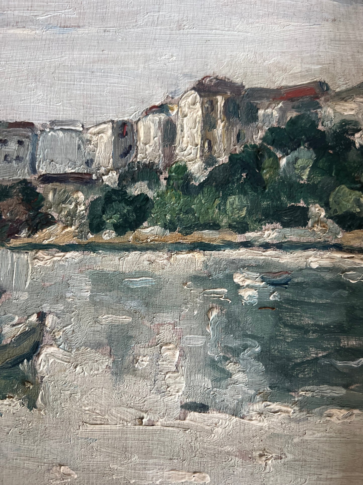 French 1930’s Provence Oil Painting