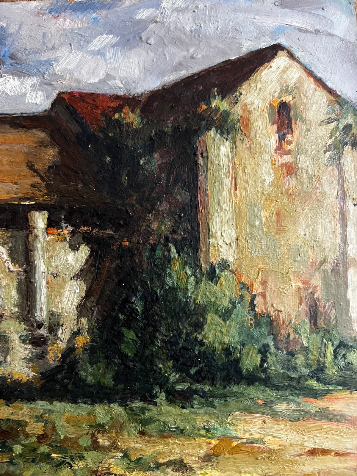 Beautifully painted small french oil painting