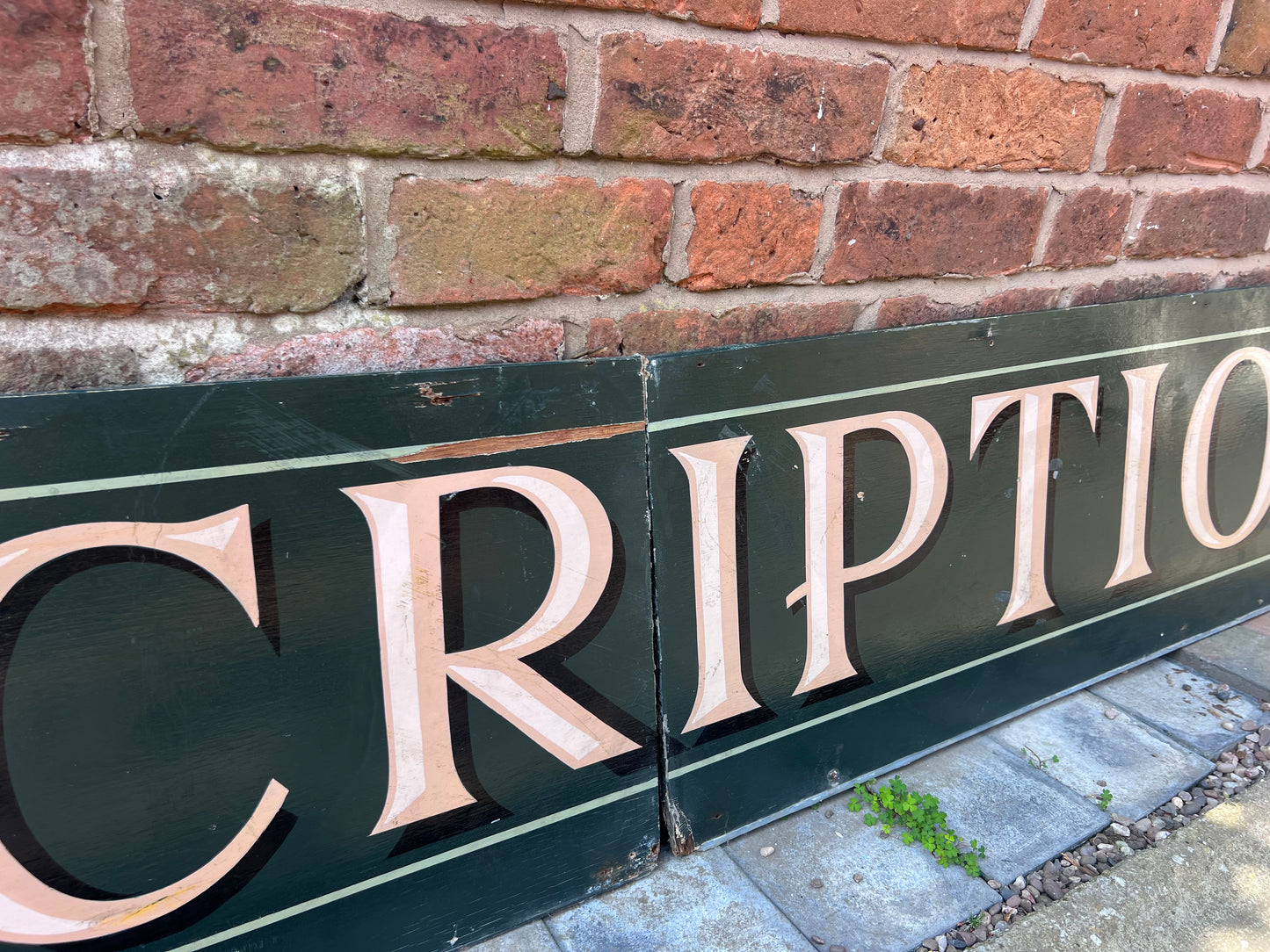 Large Double Sided Chemist & Prescriptions Shop Sign