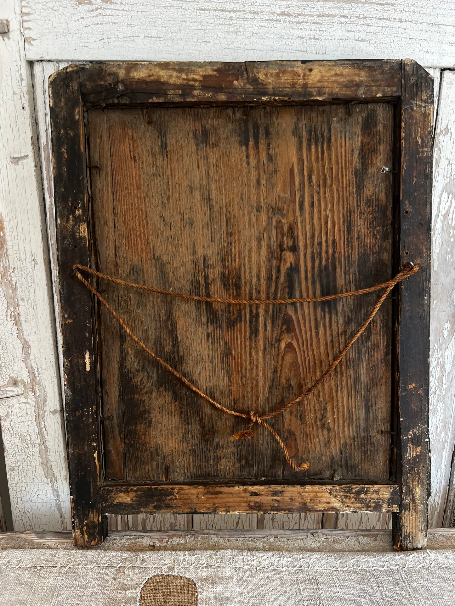 Beautiful 19th Century French Foxed Mirror