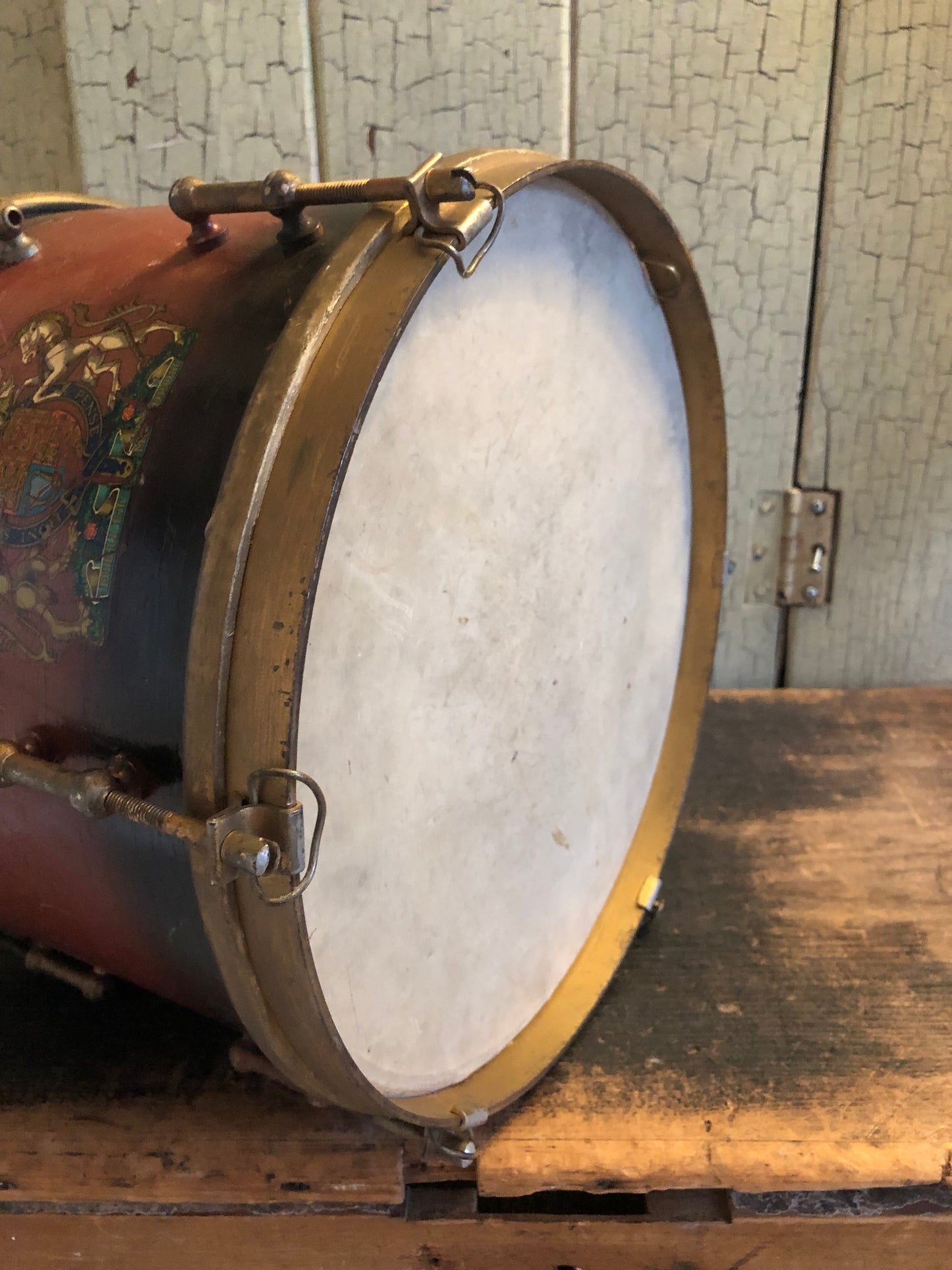 Processional Military Snare Drum with the Royal Crest