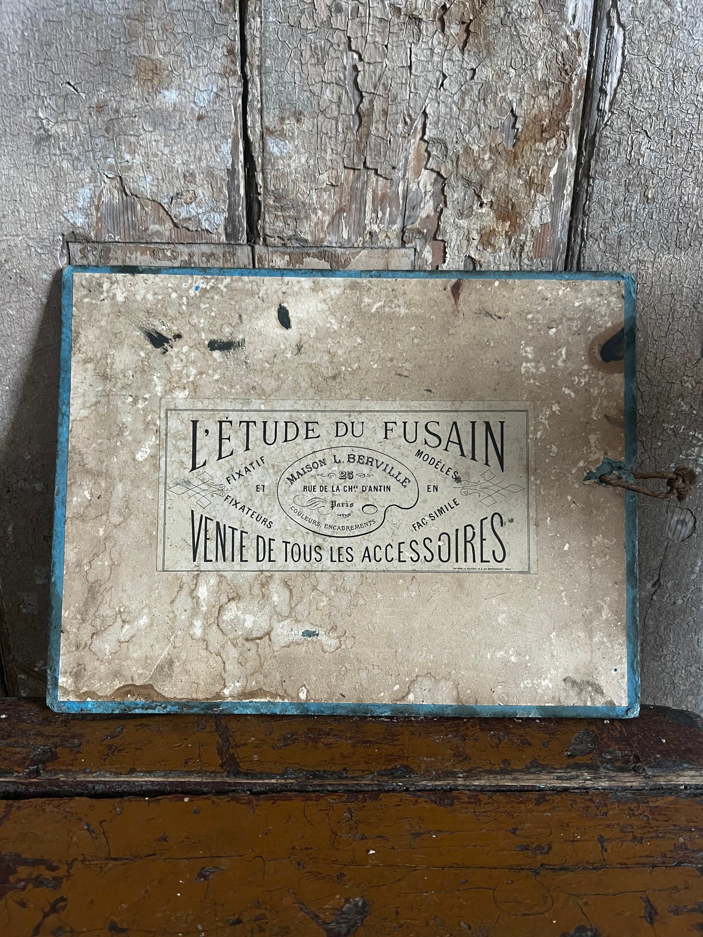 French 19th Century Oil Painting Kitchen Still Life by E Pagnoux dated 1885