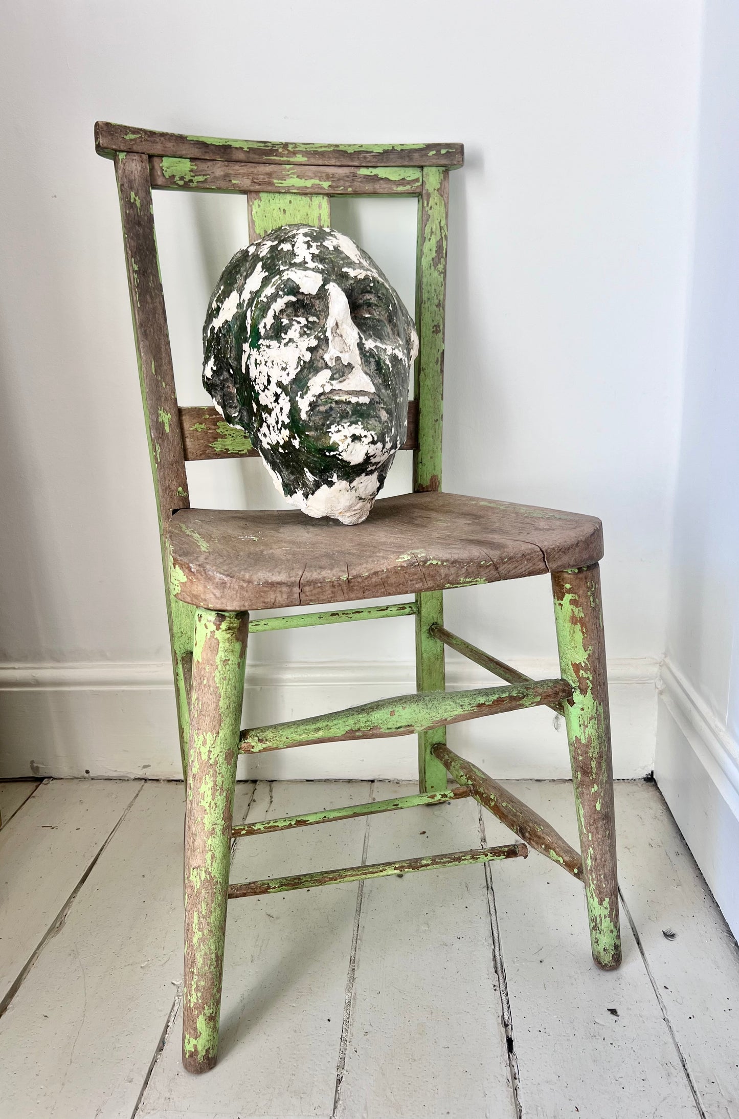 Large Decorative Head Sculpture by Rosamund Tracy de Kelly