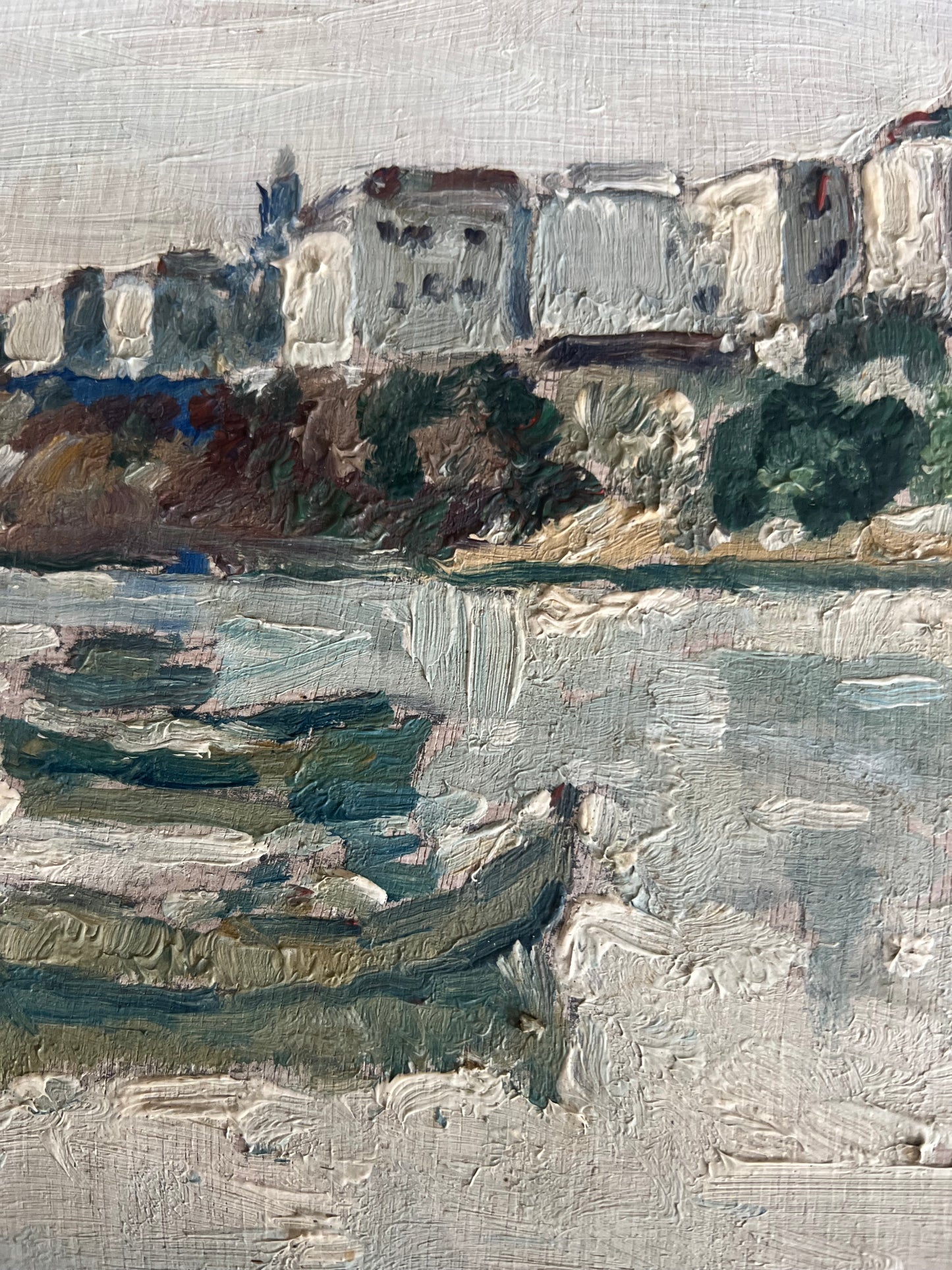 French 1930’s Provence Oil Painting