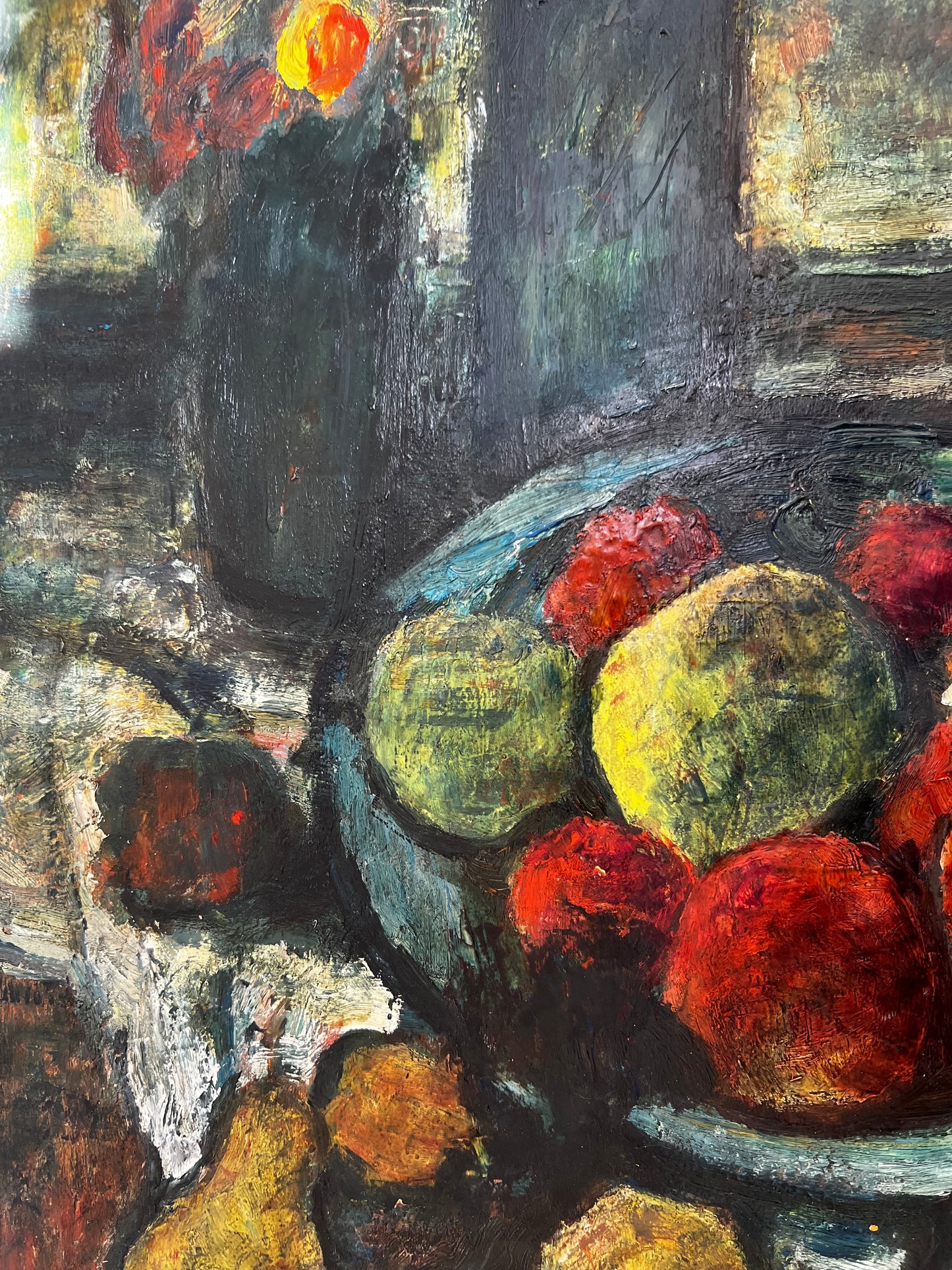 French Cezanne-esque Double Sided Oil Painting