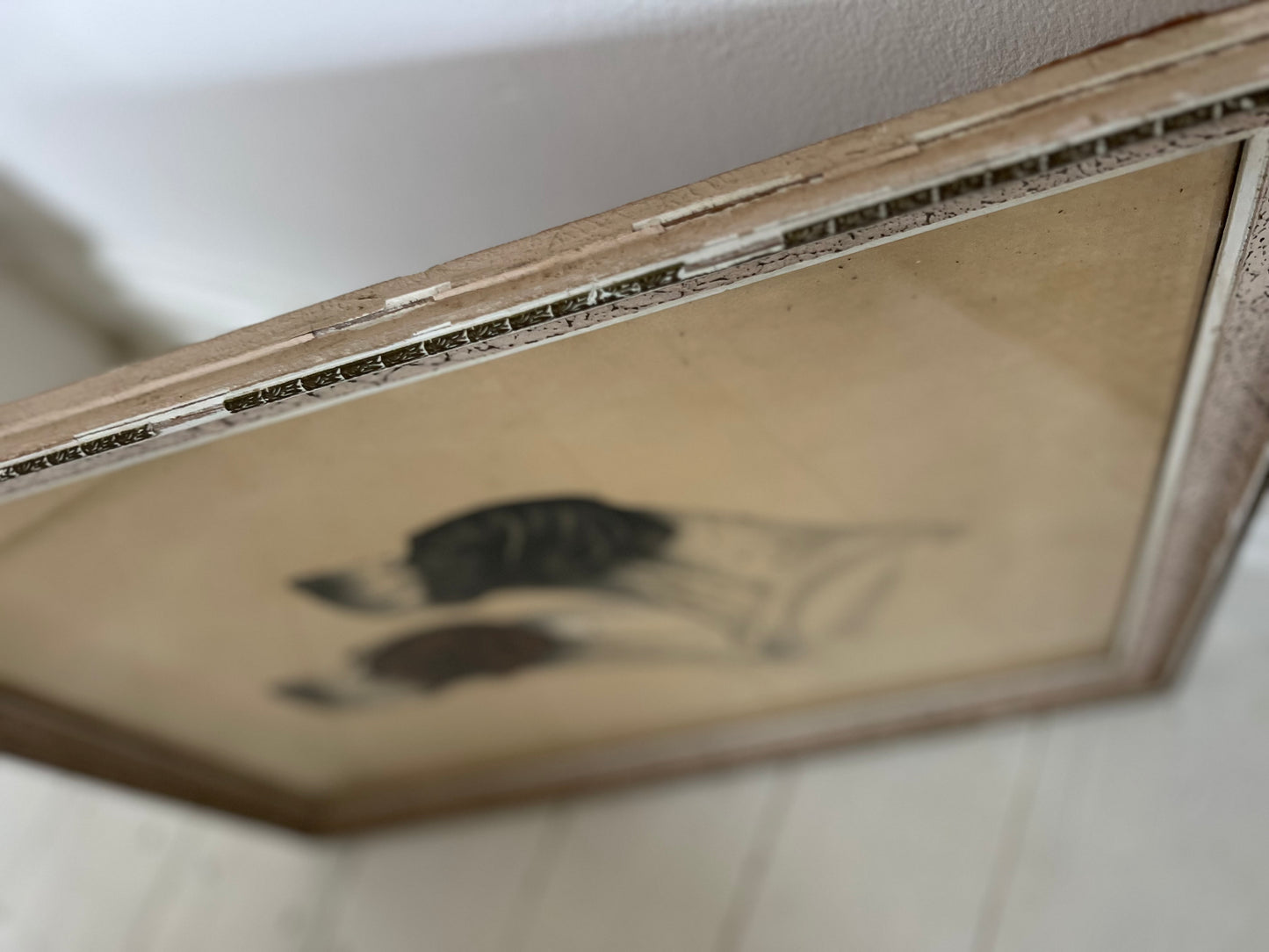 Stunning French Study of Two Pointer Dogs dated 1958