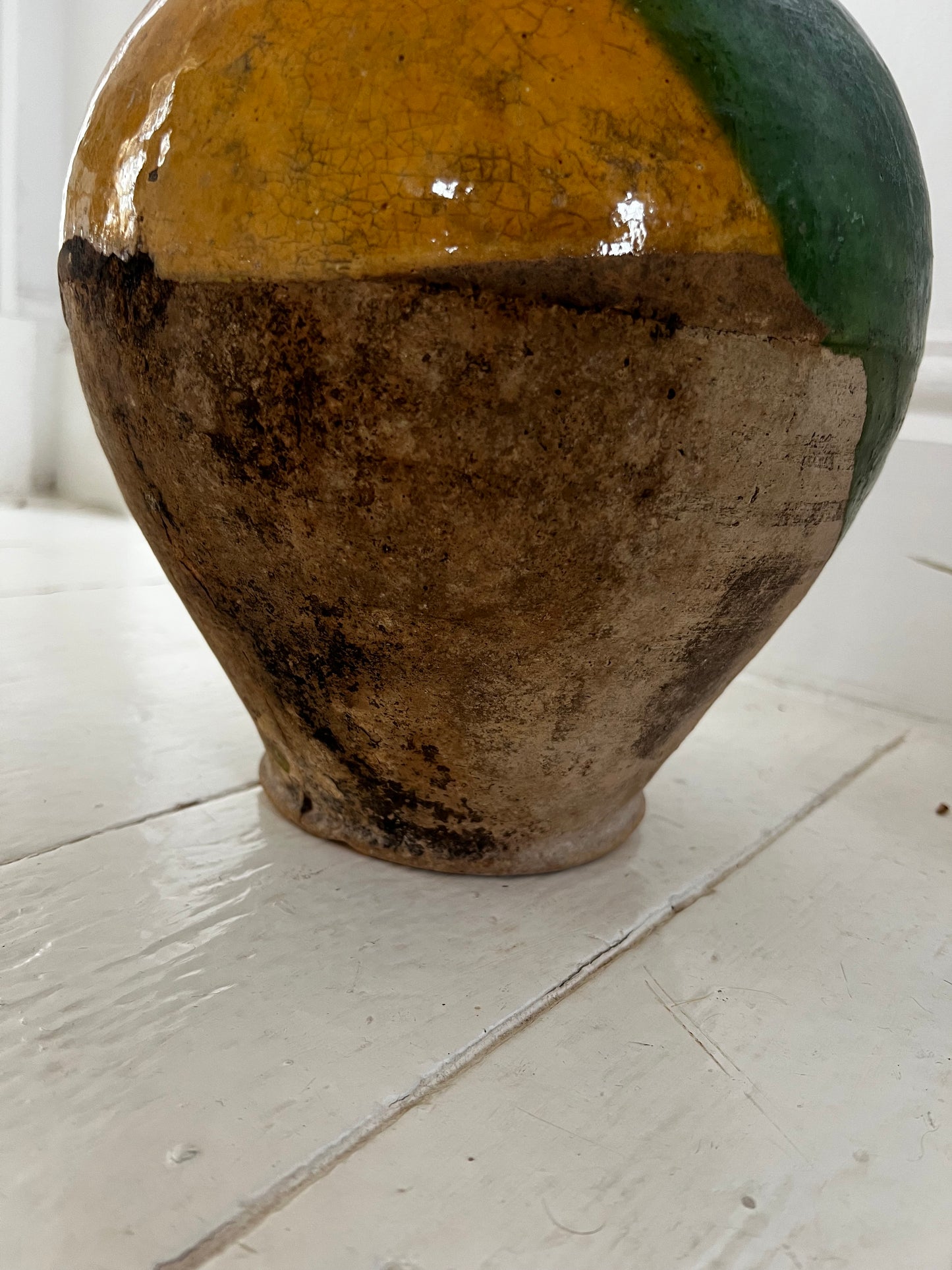 Unique French 19th Century Olive Oil Pot from Beziers