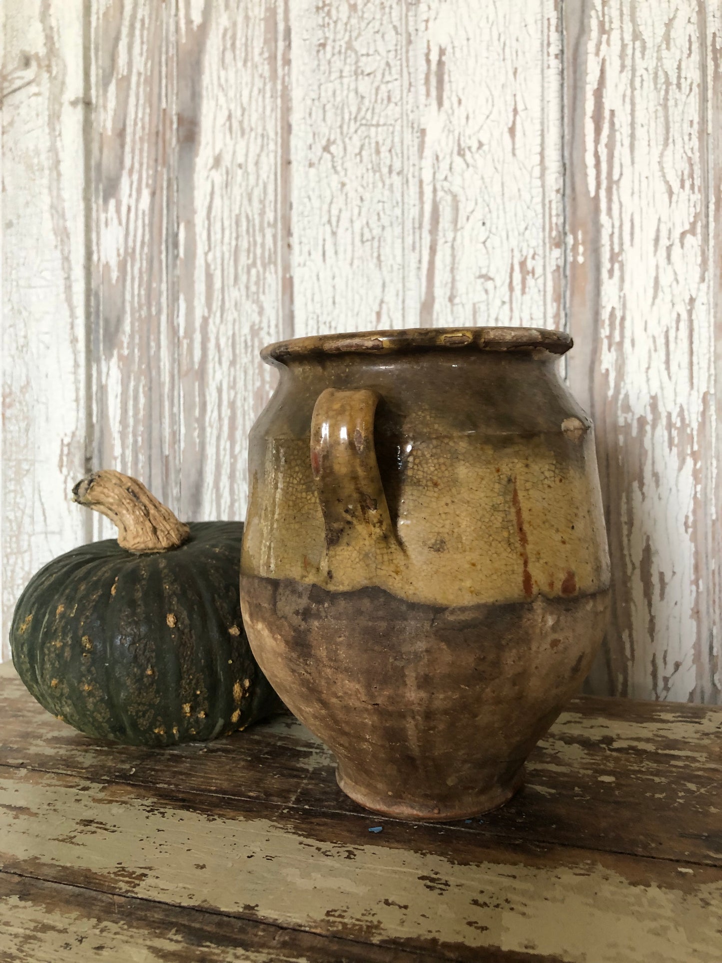 Small French Rustic Confit Pot