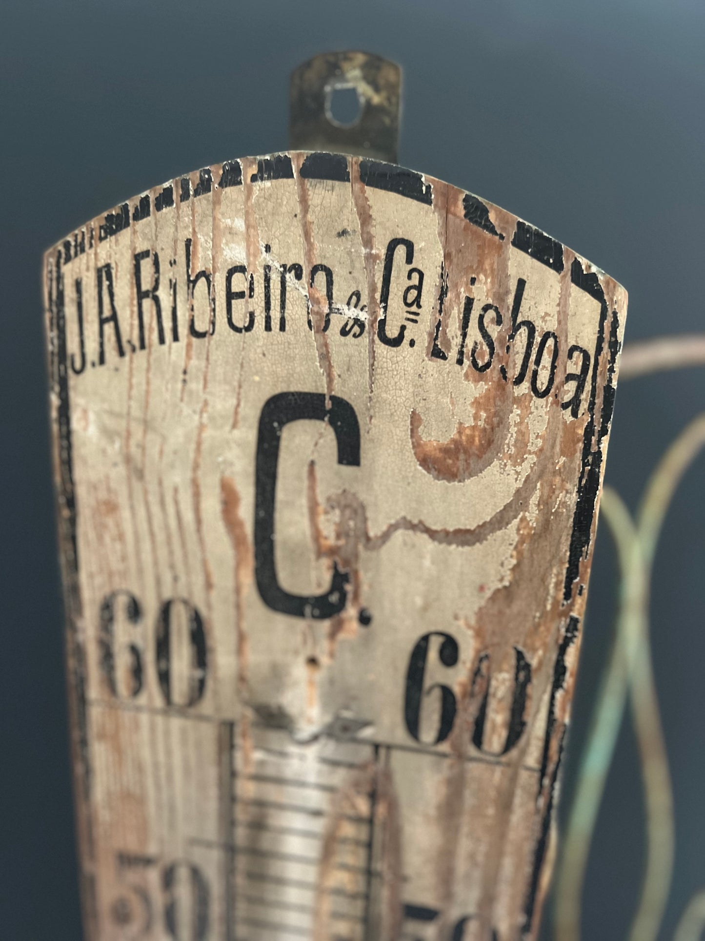 Large Rustic Thermometer