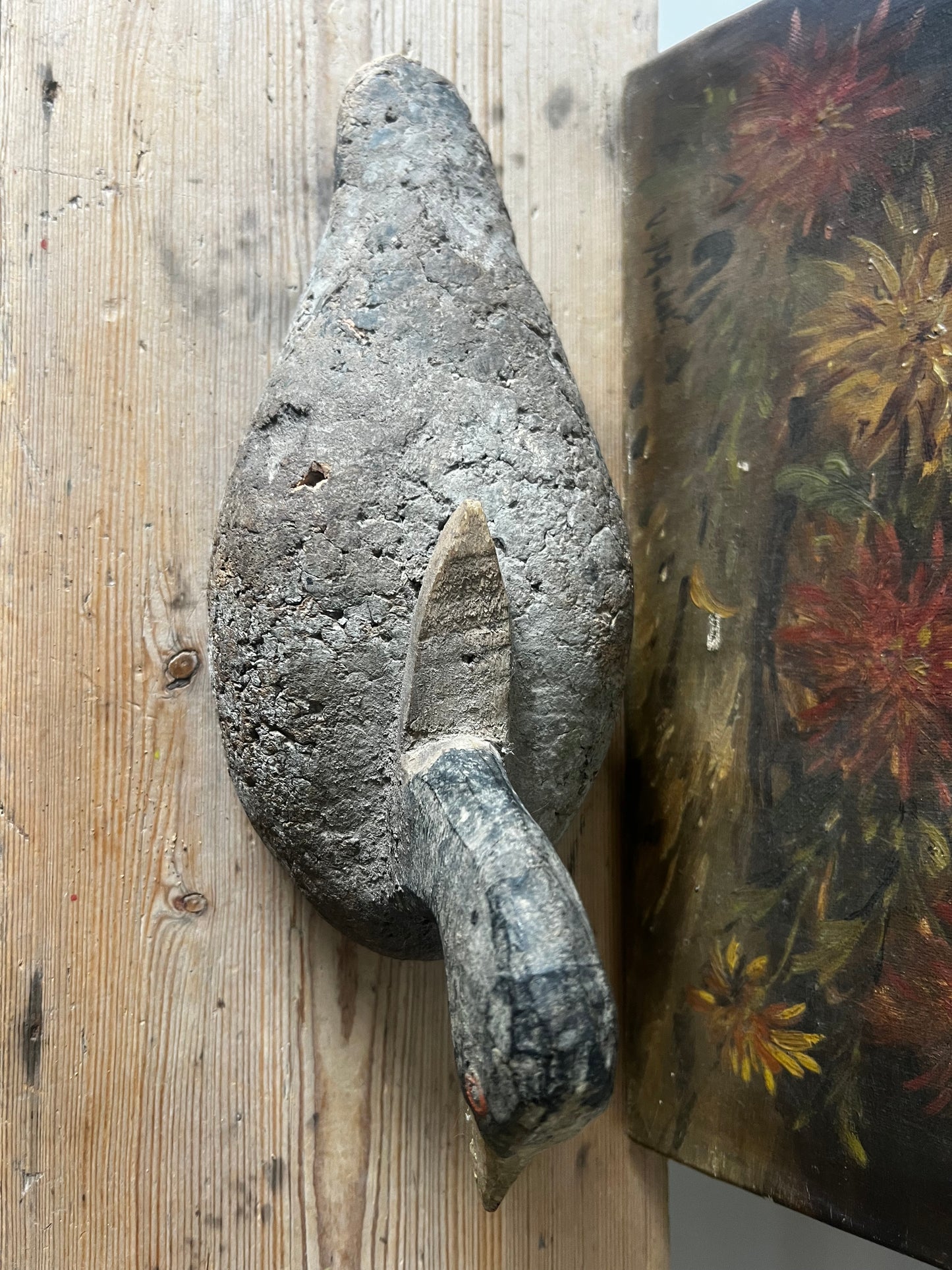 Antique French Decoy Duck No 2