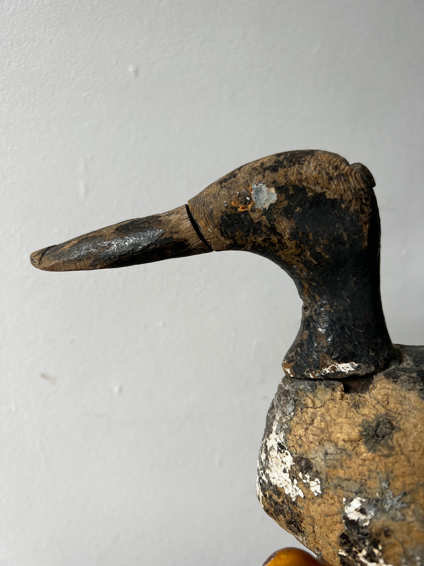 Antique French Decoy Duck No 1 (Beaky)