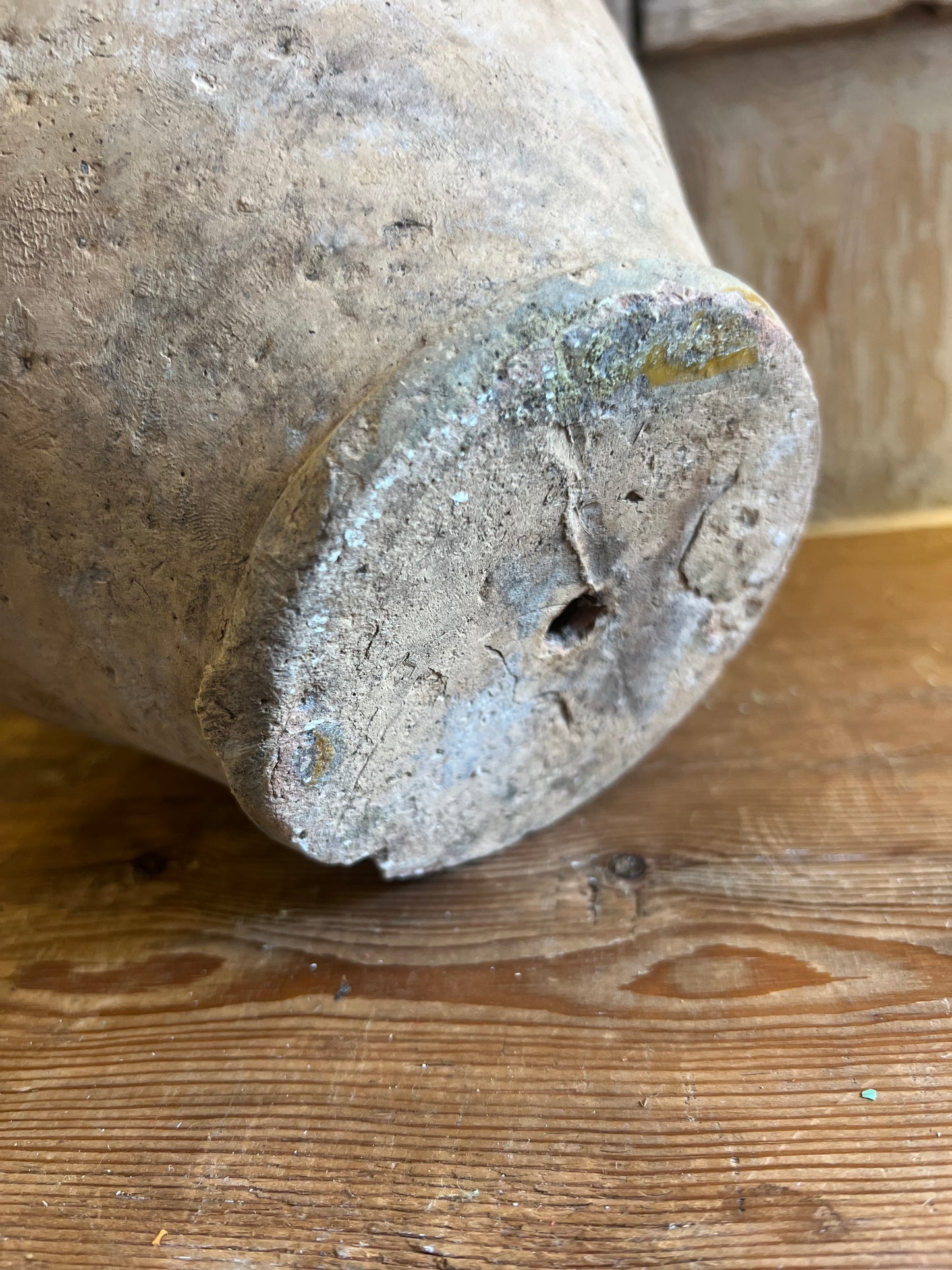 French Antique Yellow Confit Pot