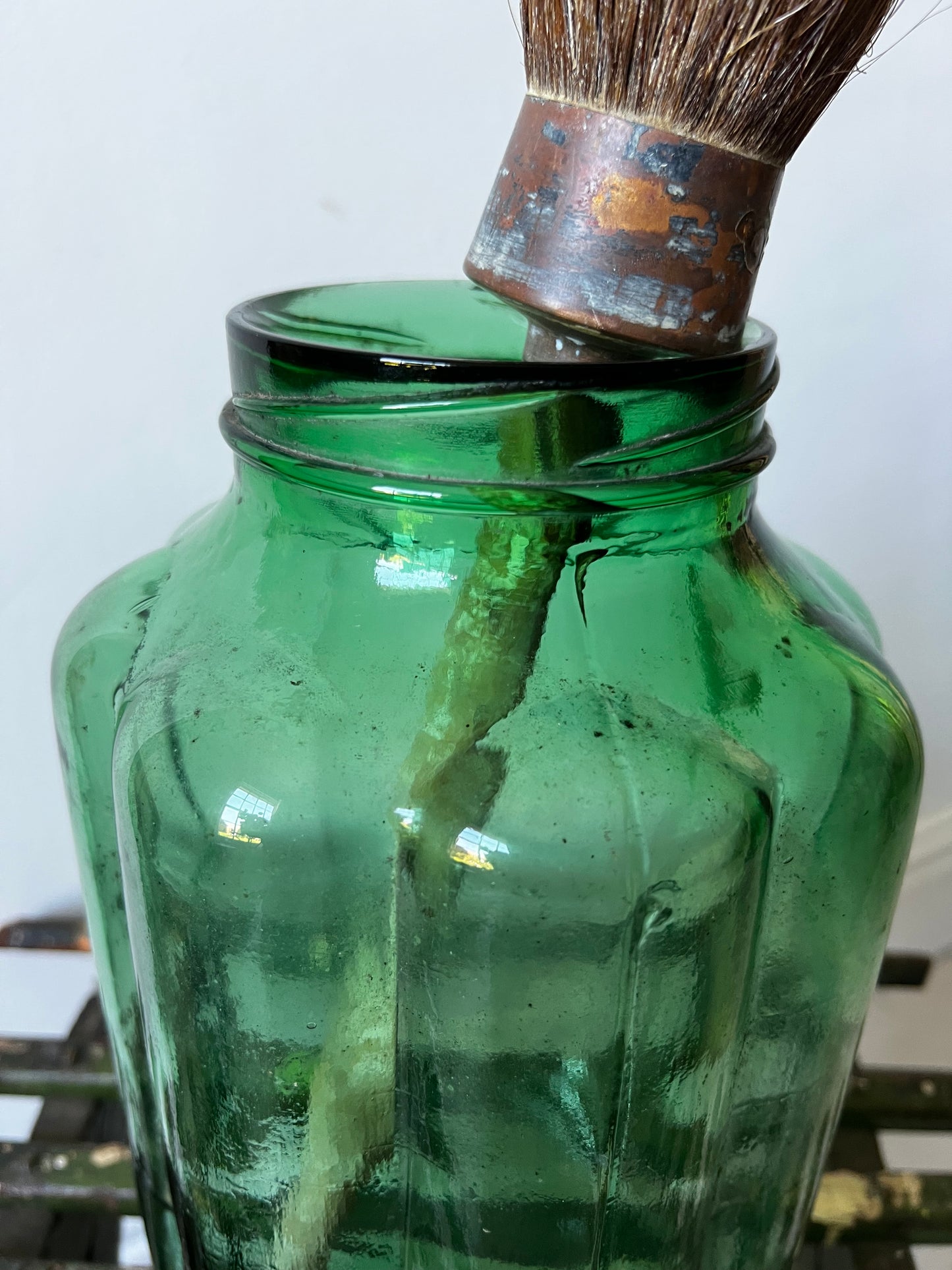 Fabulous Eastern European Glass Vase