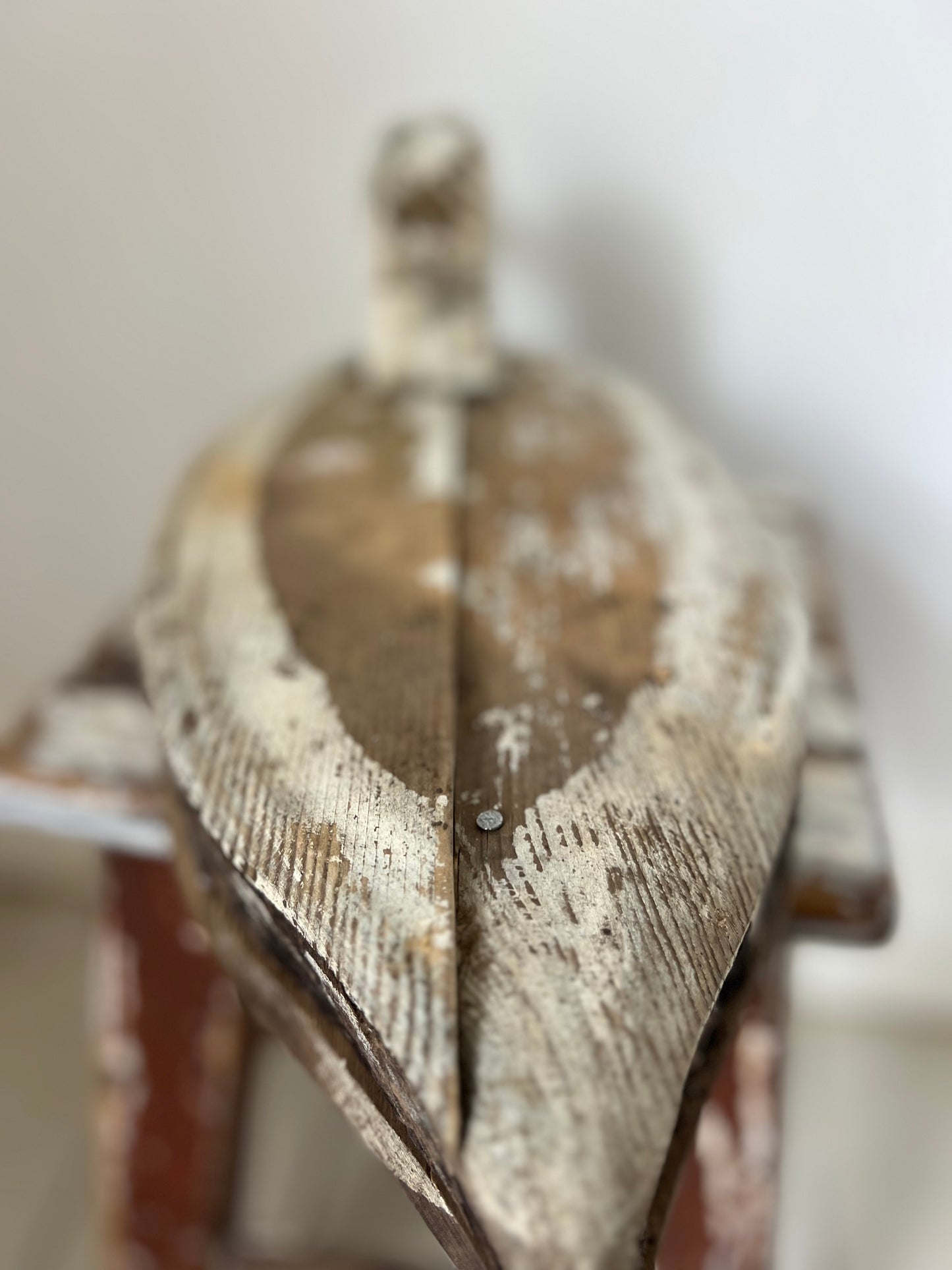 Vintage White French Decoy Duck