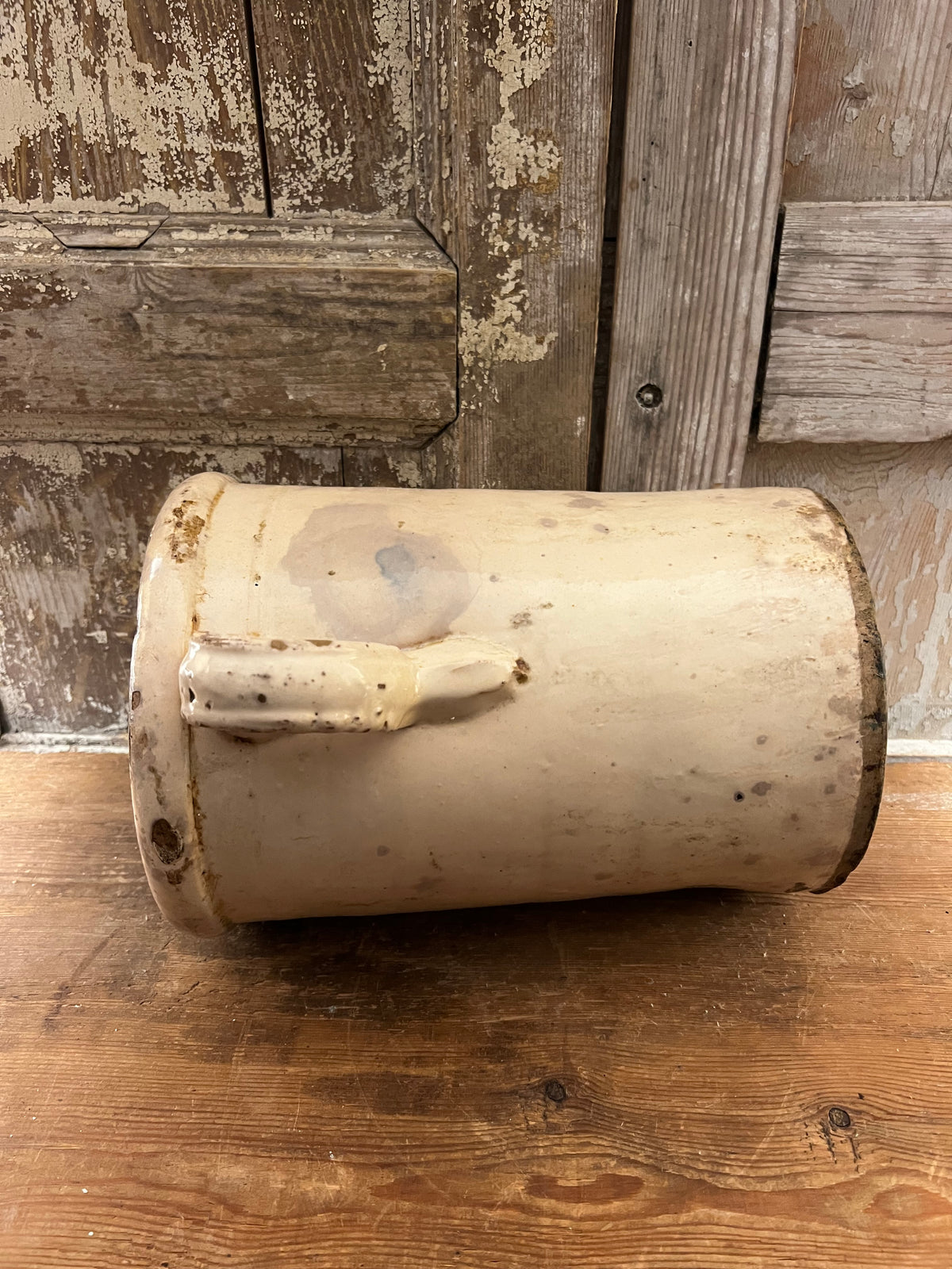 Large Antique Italian Anchovy Pot