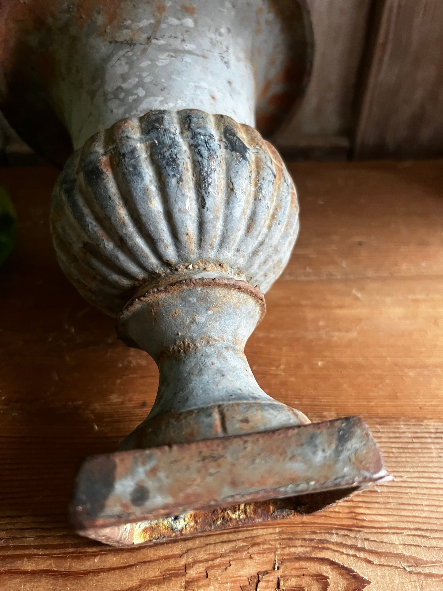 Pale Blue Old French Urn