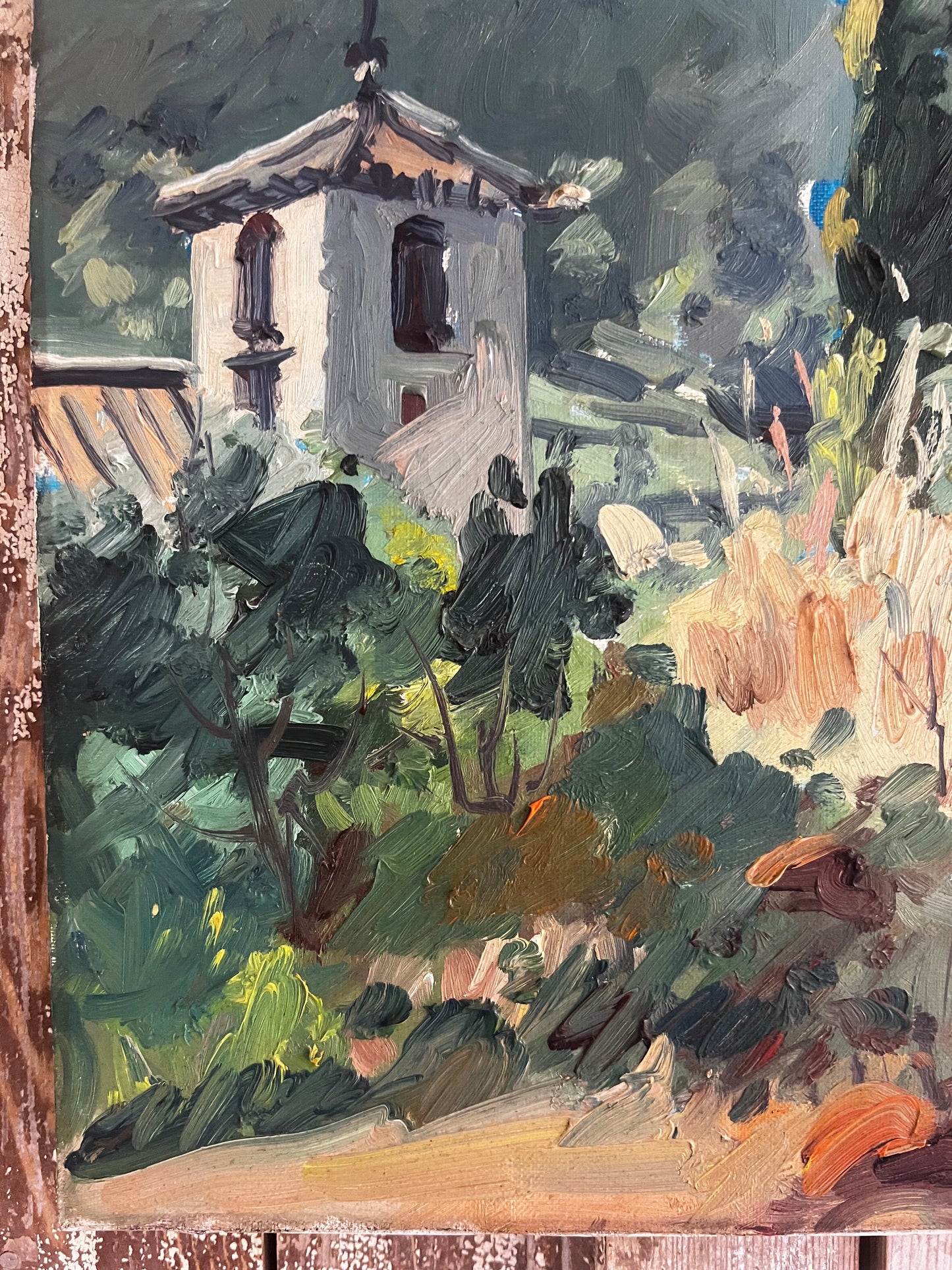French South of France Oil Painting on Canvas