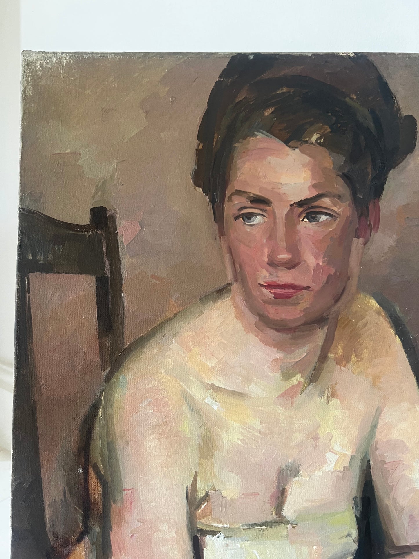 ‘The Muse’ Oil on Canvas Portrait