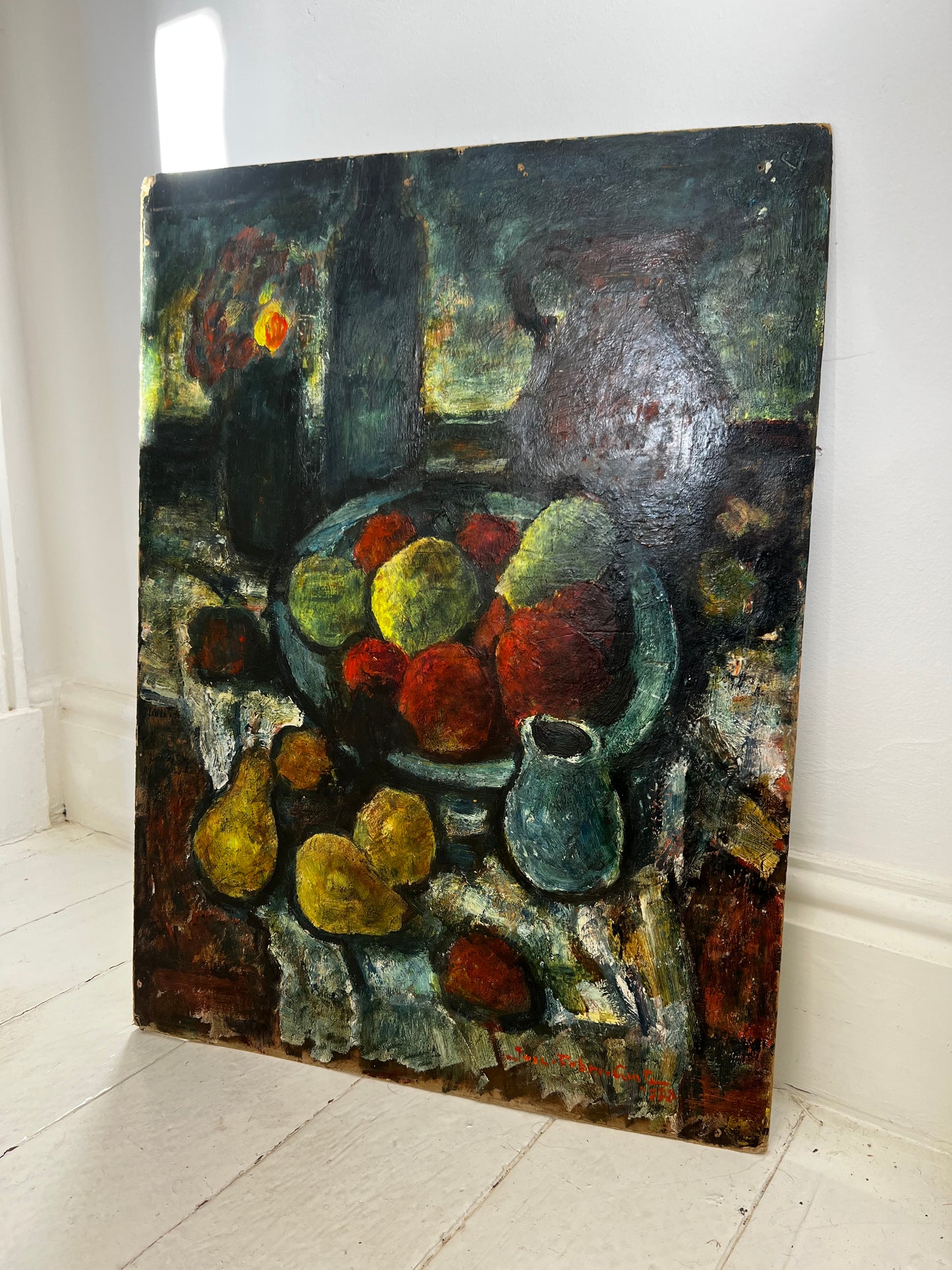 French Cezanne-esque Double Sided Oil Painting