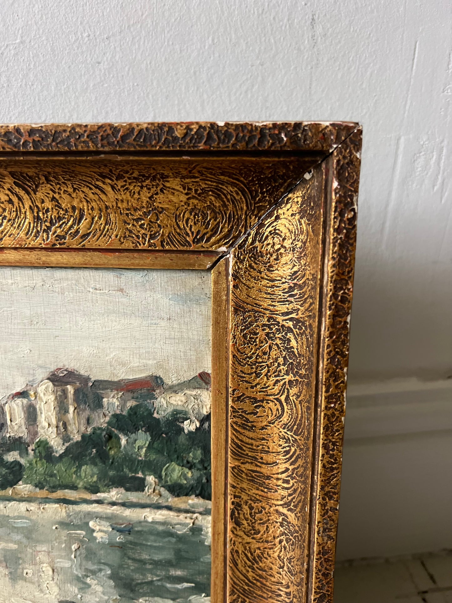 French 1930’s Provence Oil Painting