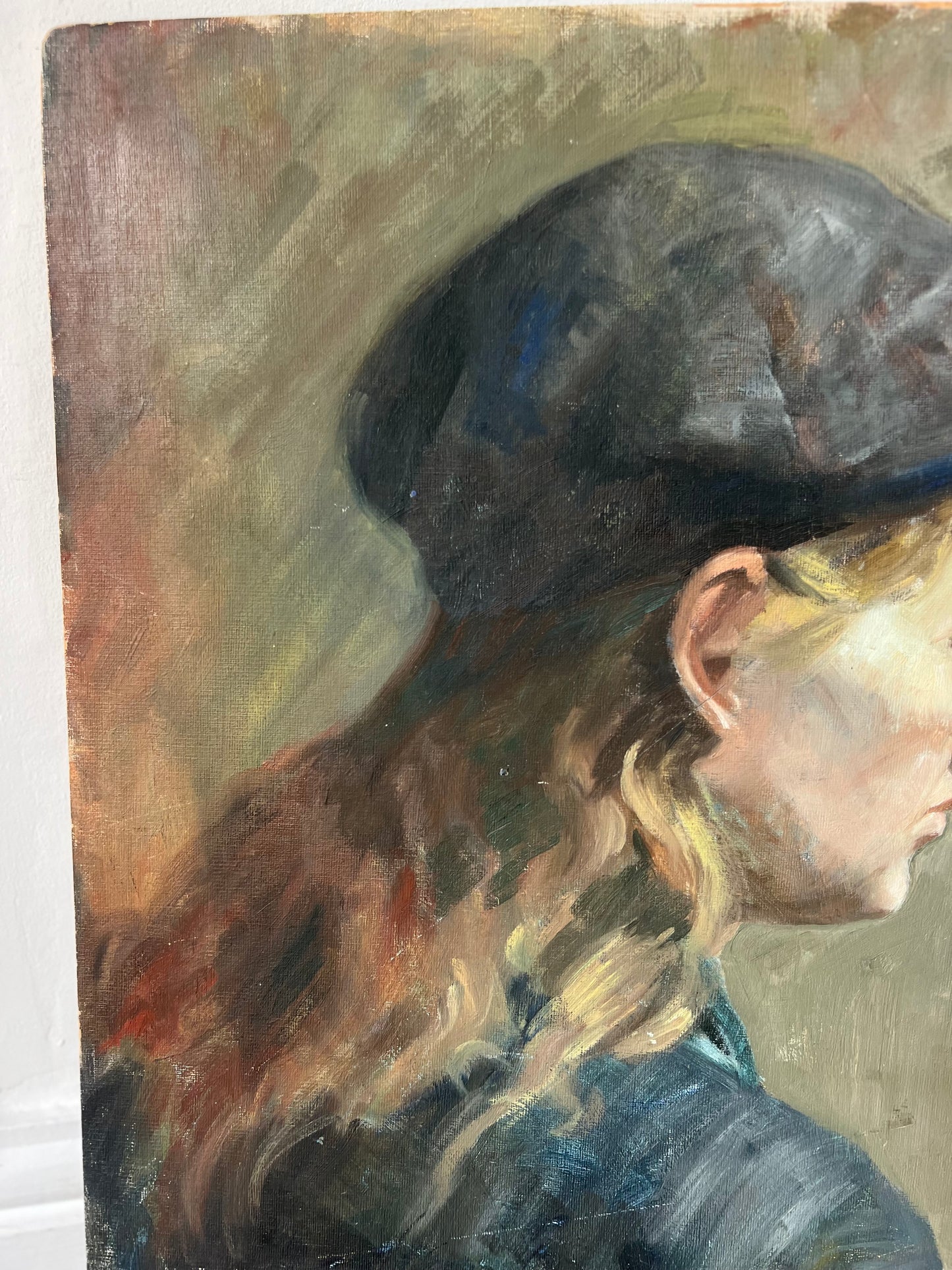 Double sided French Portrait Oil Painting