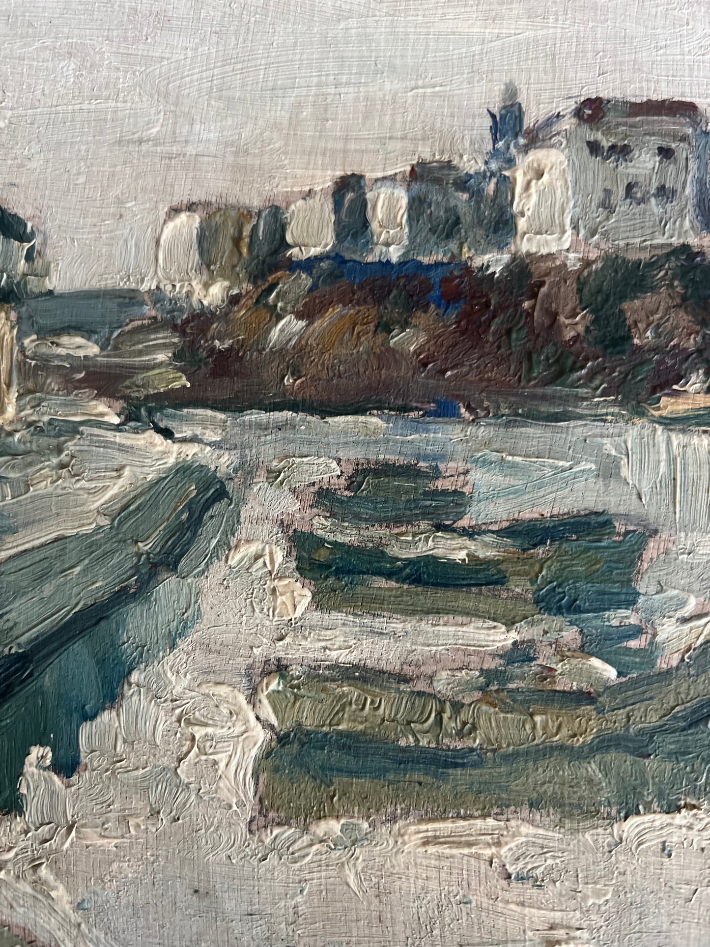 French 1930’s Provence Oil Painting