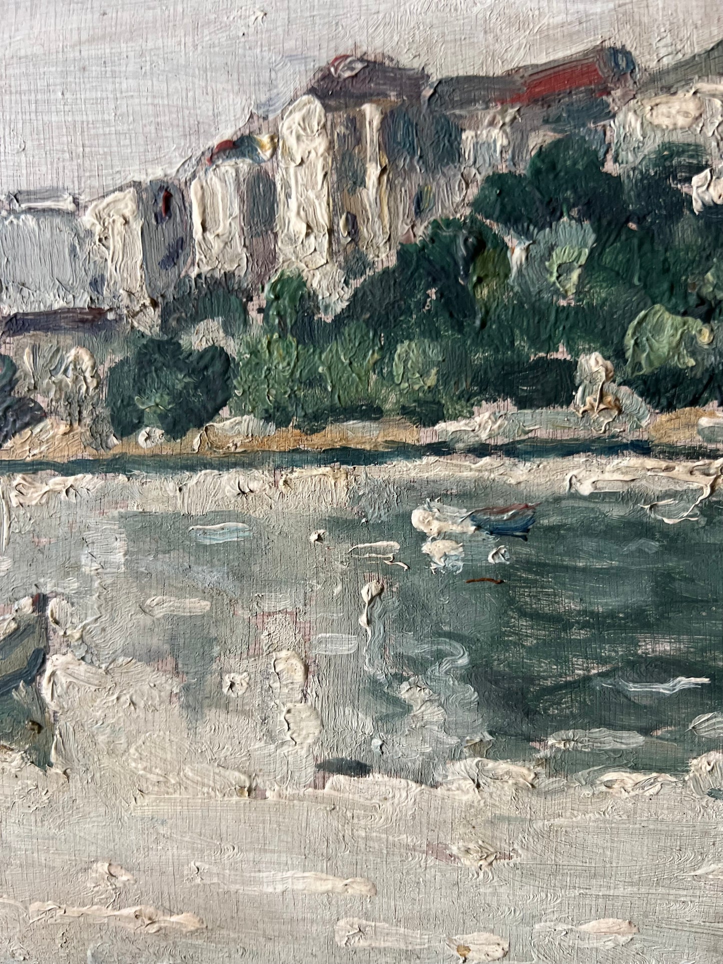 French 1930’s Provence Oil Painting