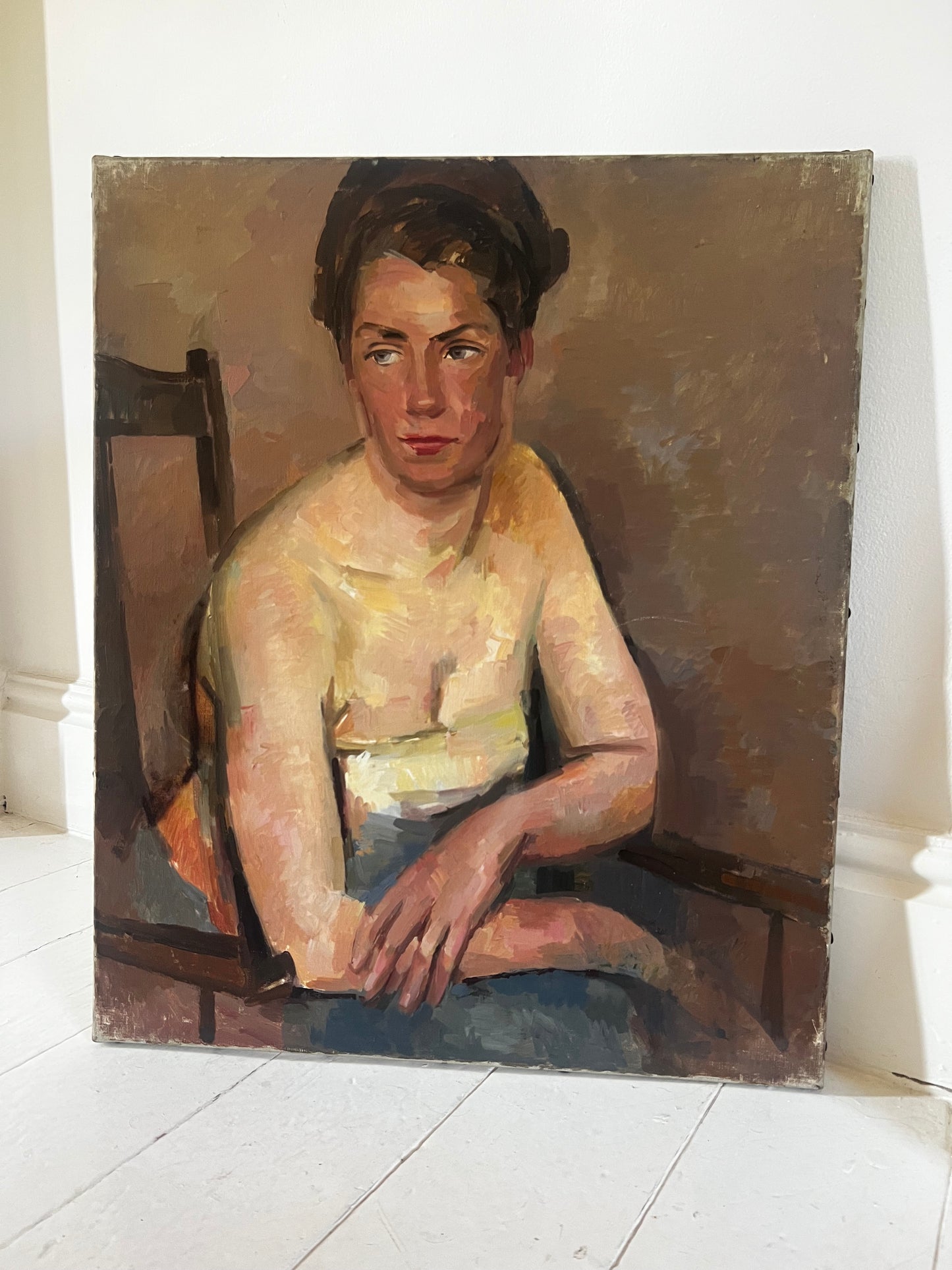 ‘The Muse’ Oil on Canvas Portrait