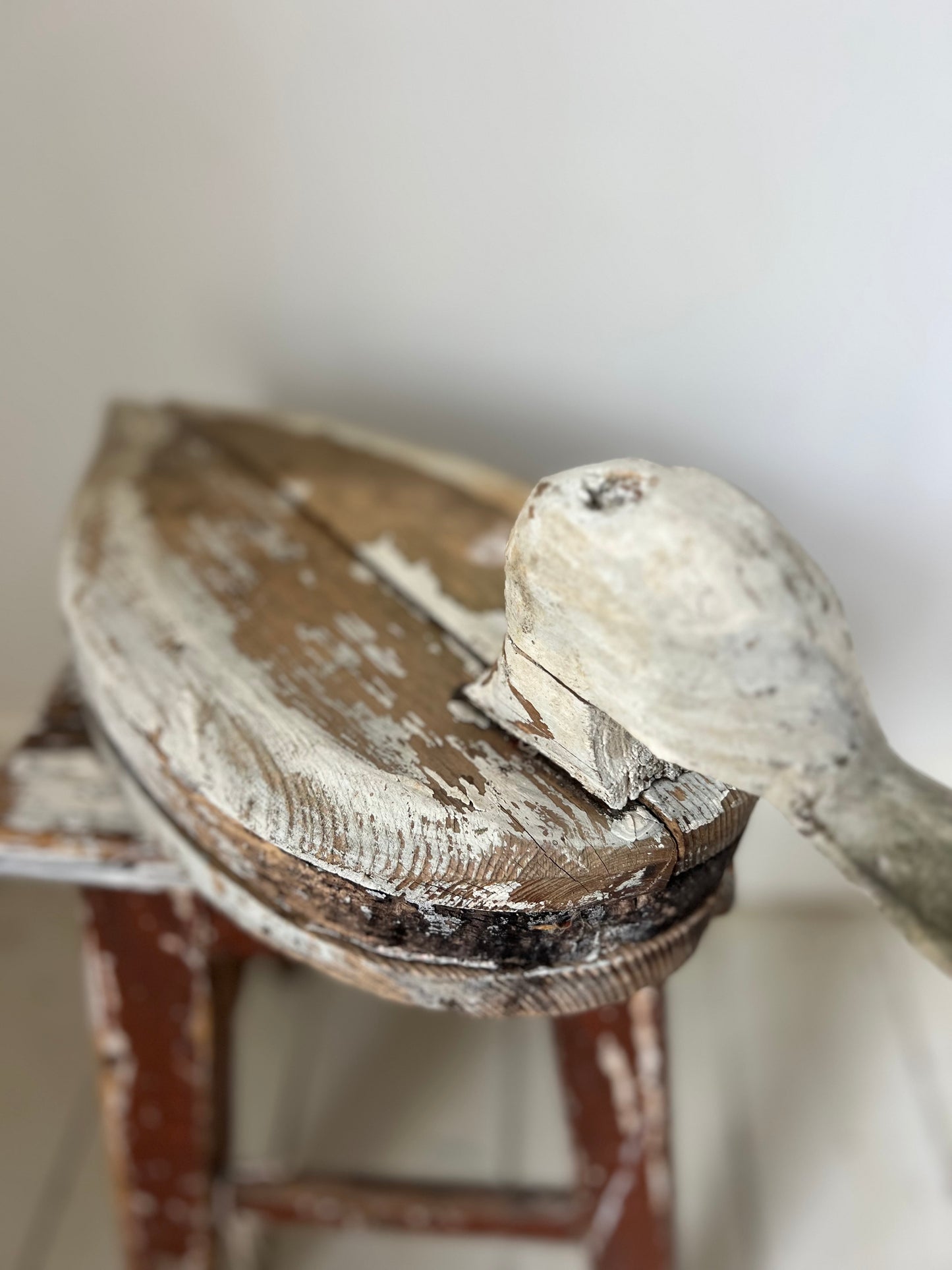 Vintage White French Decoy Duck