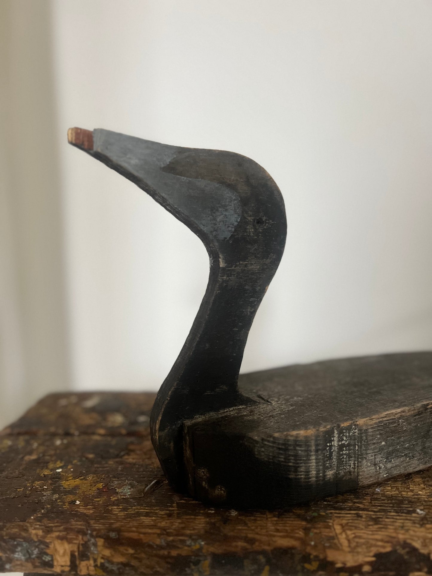 Vintage French Hand made Decoy Duck