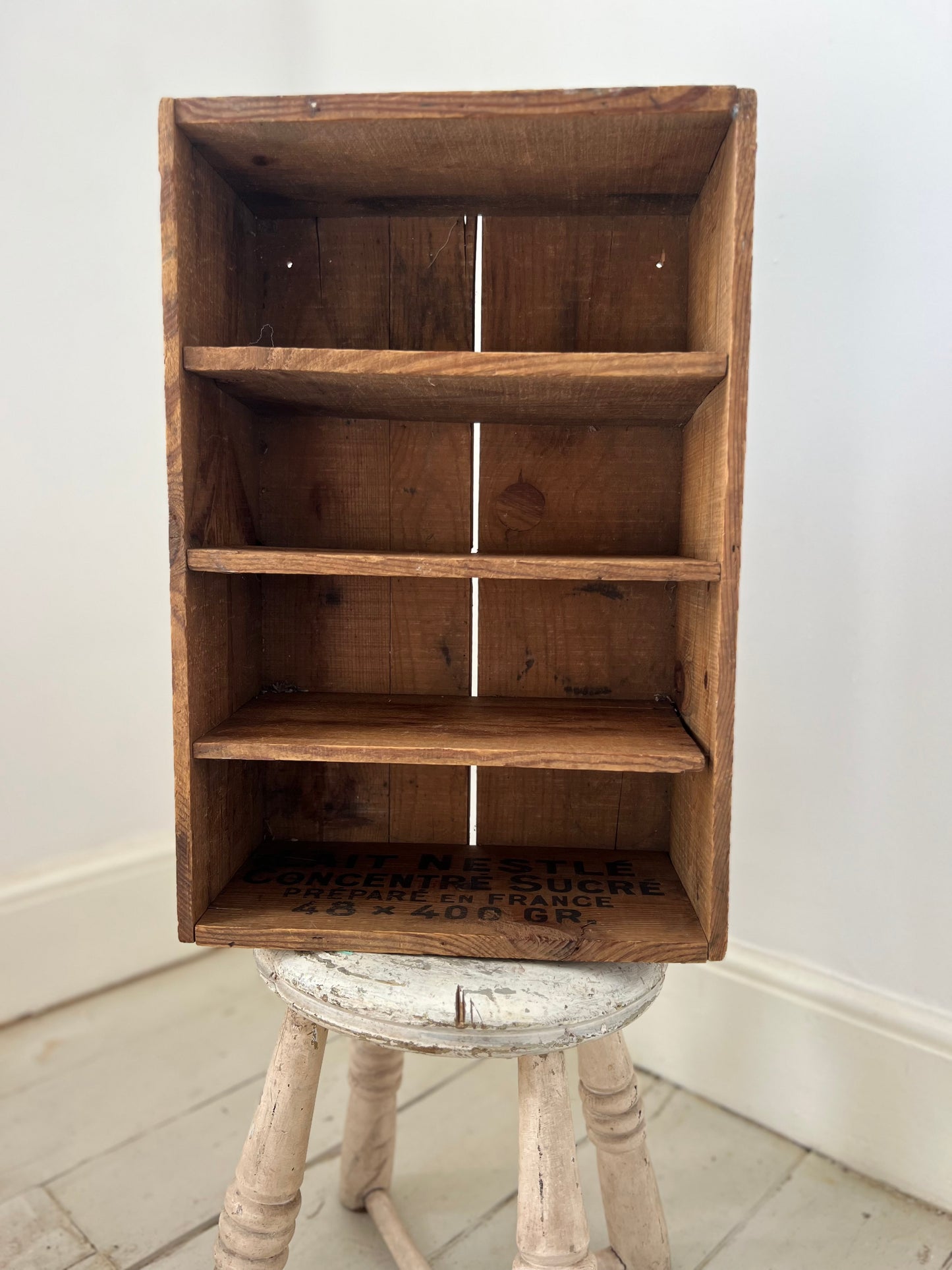 Vintage French Wooden Nestle Box