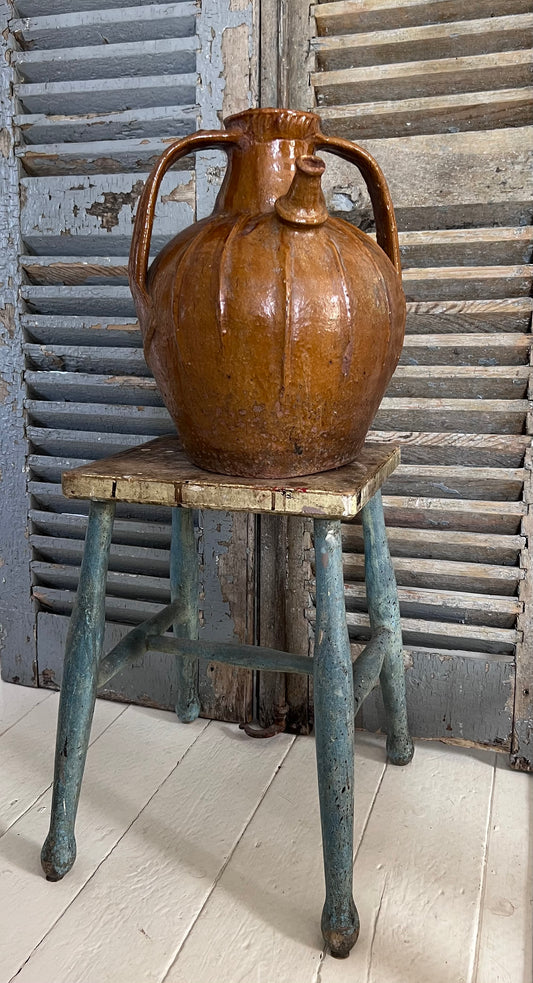 French 18th / 19th Century Large Walnut Oil Pot