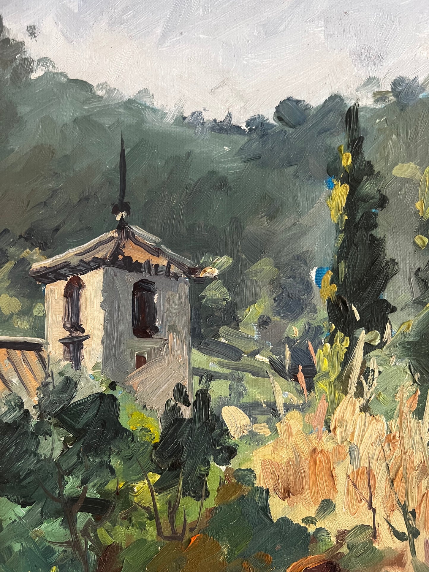 French South of France Oil Painting on Canvas
