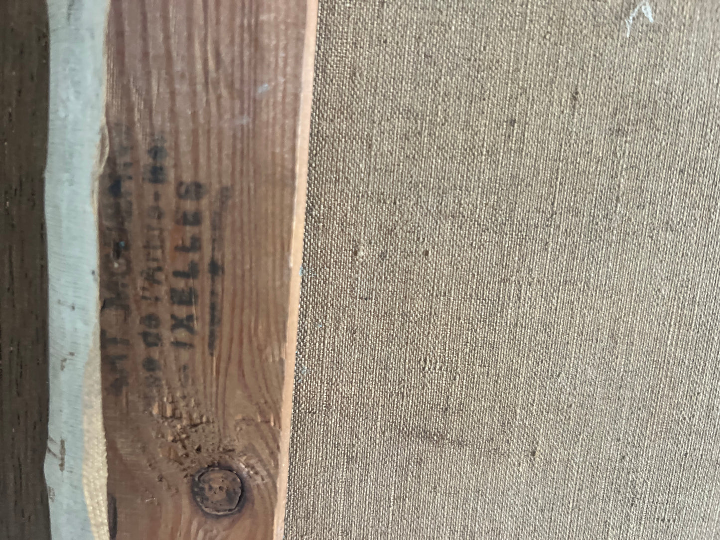 Very Large Belgian Oil on Canvas Street Scene 1931?