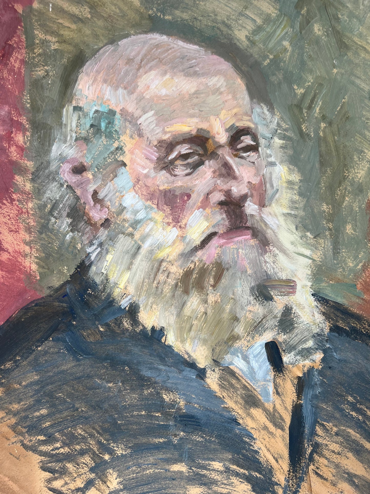 Double sided French Portrait Oil Painting