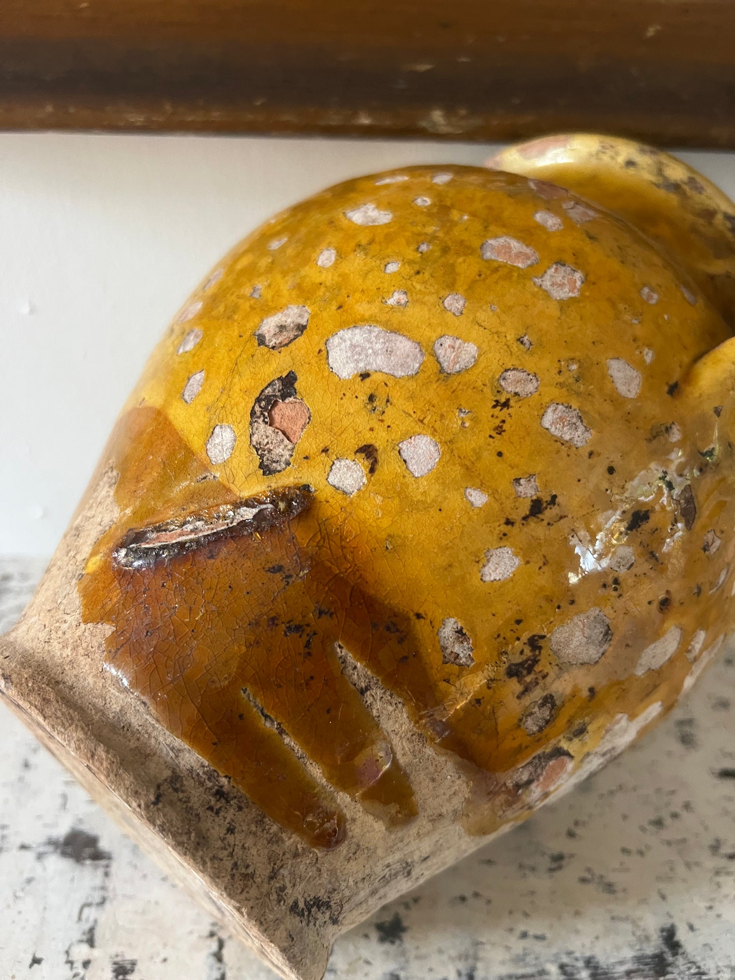 Unusual Shape French 19th Century Confit Pot