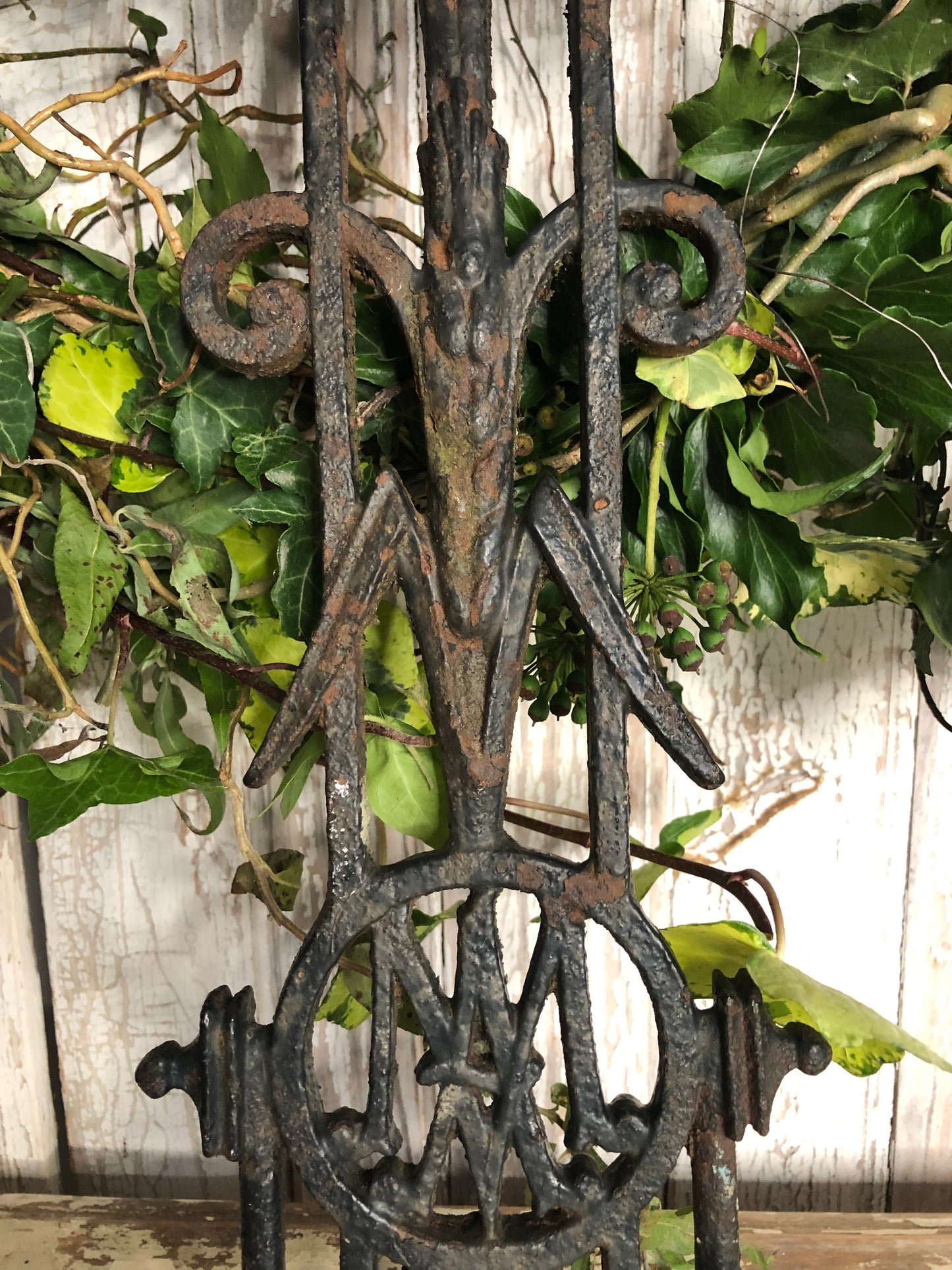 French 19th Century Wrought Iron Cross