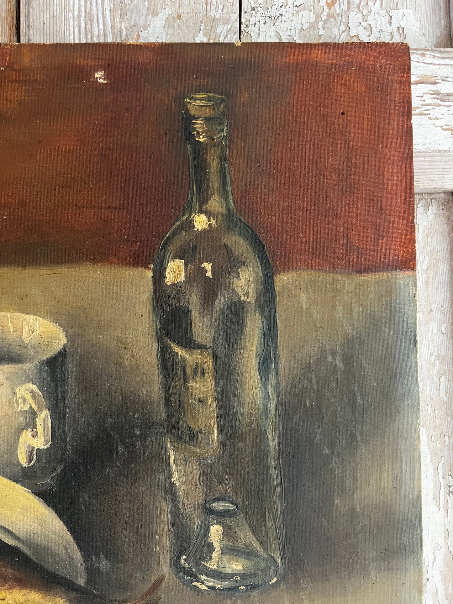 Large French Fish Still Life Oil Painting on Canvas