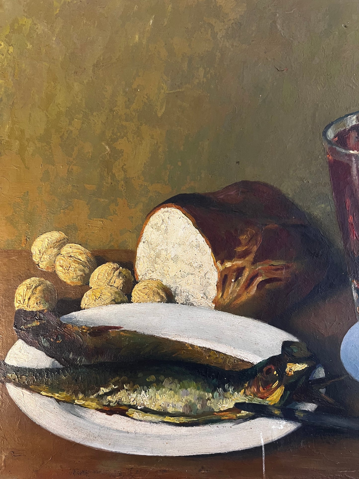French Kitchen Still Life Oil Painting