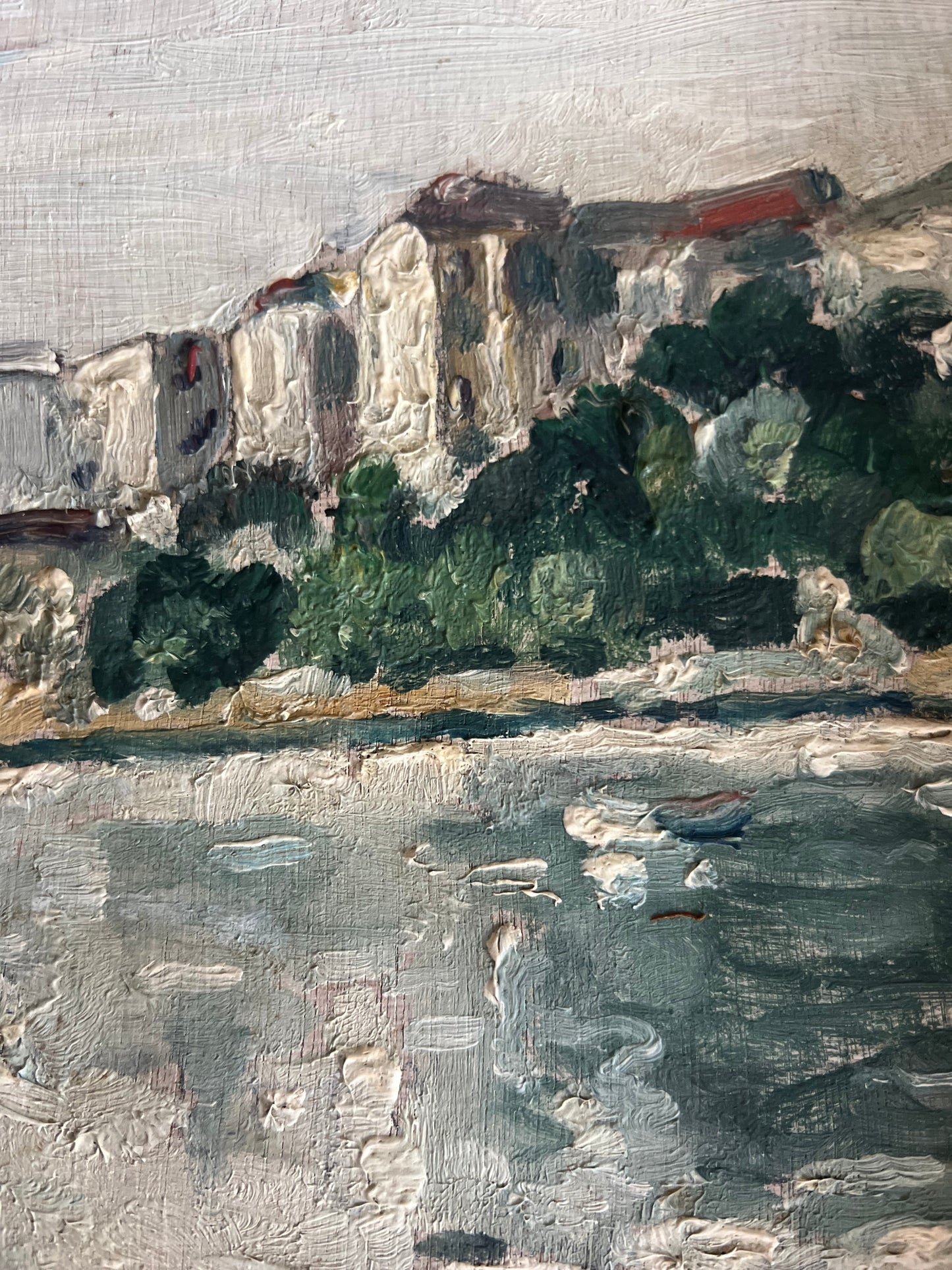 French 1930’s Provence Oil Painting