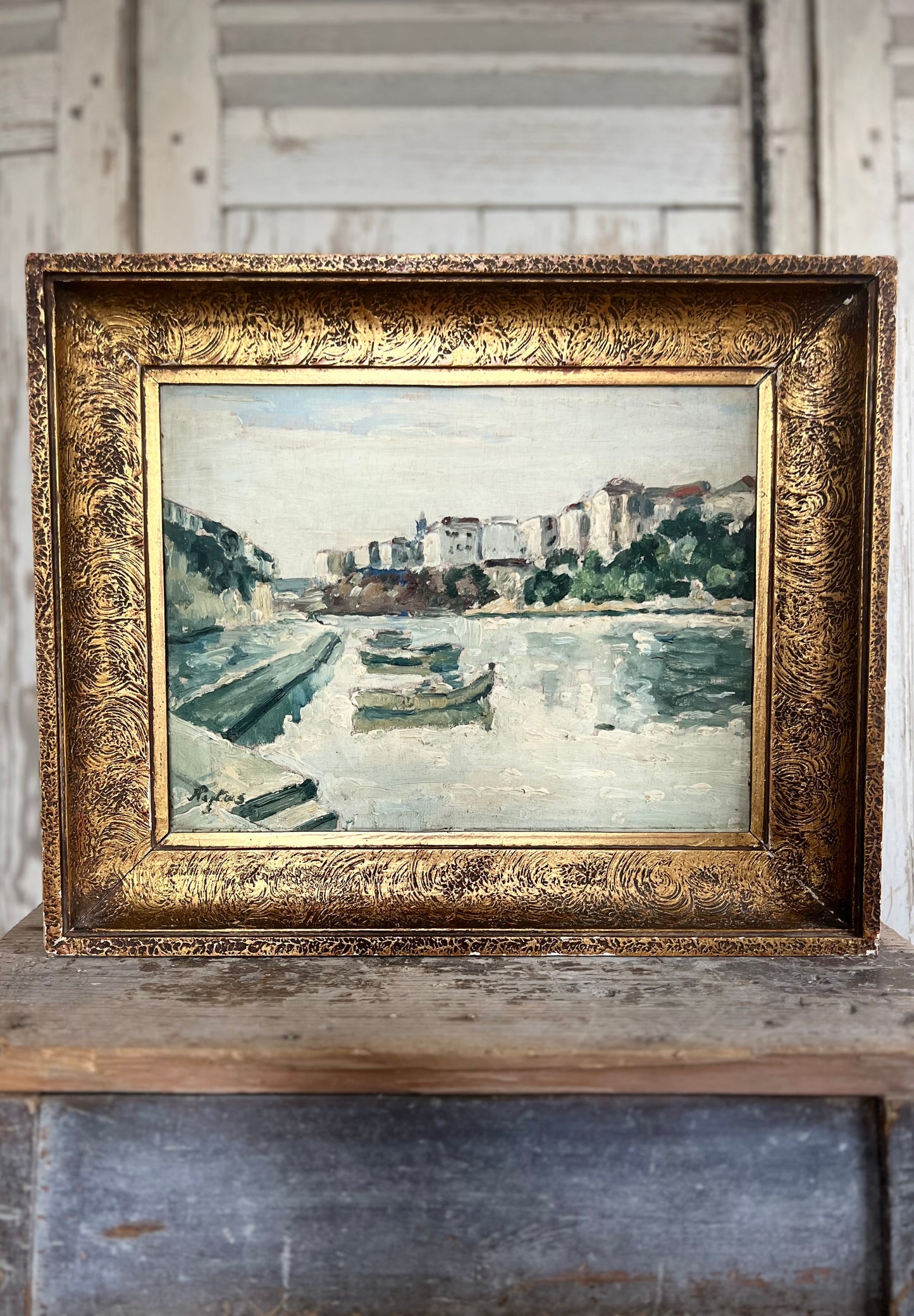 French 1930’s Provence Oil Painting