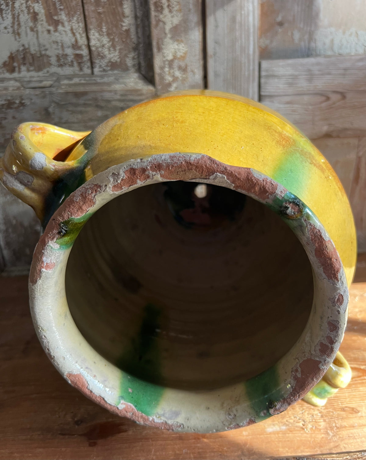 Huge French 19th Century Confit Pot 32 cm tall