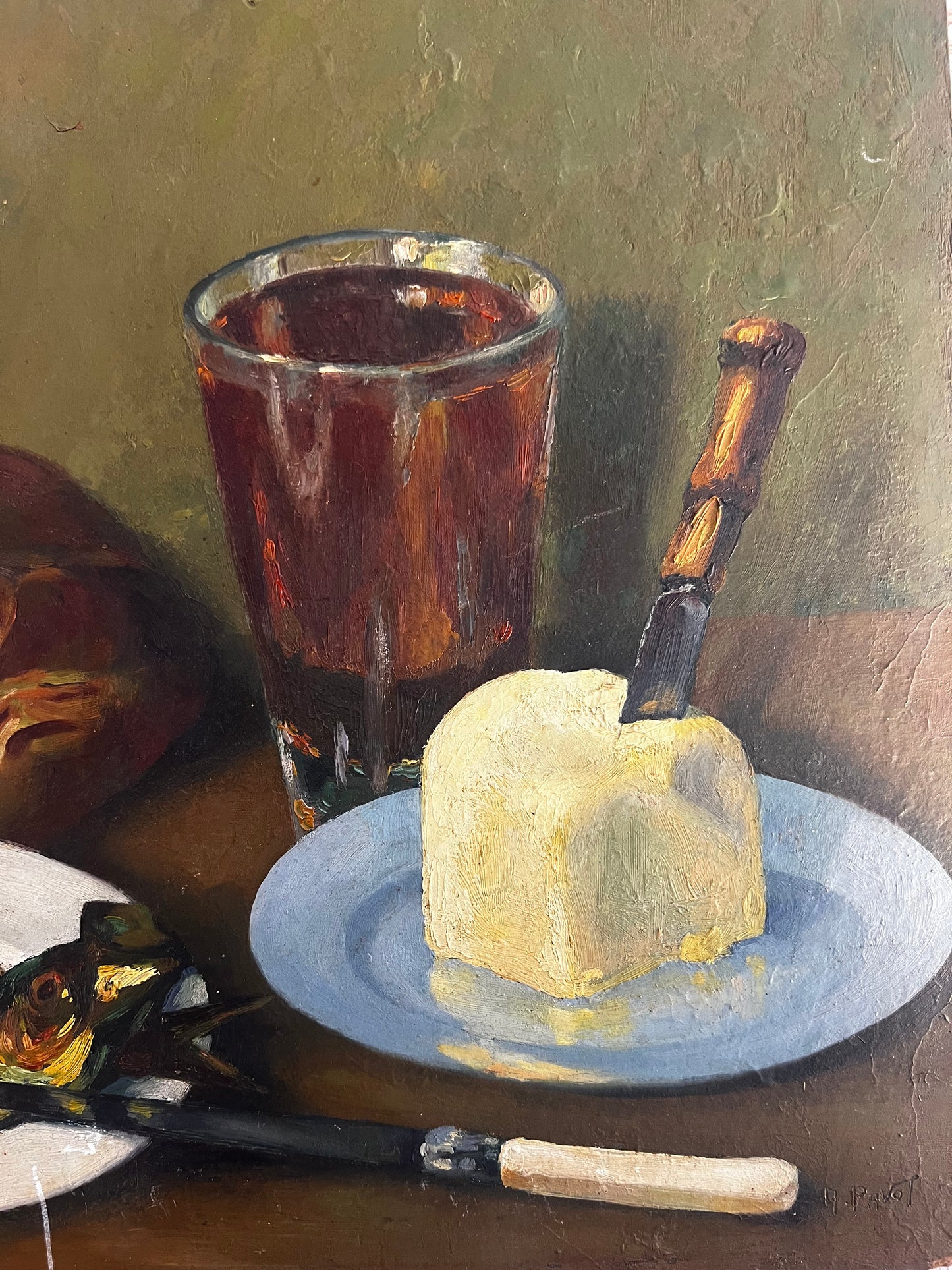 French Kitchen Still Life Oil Painting