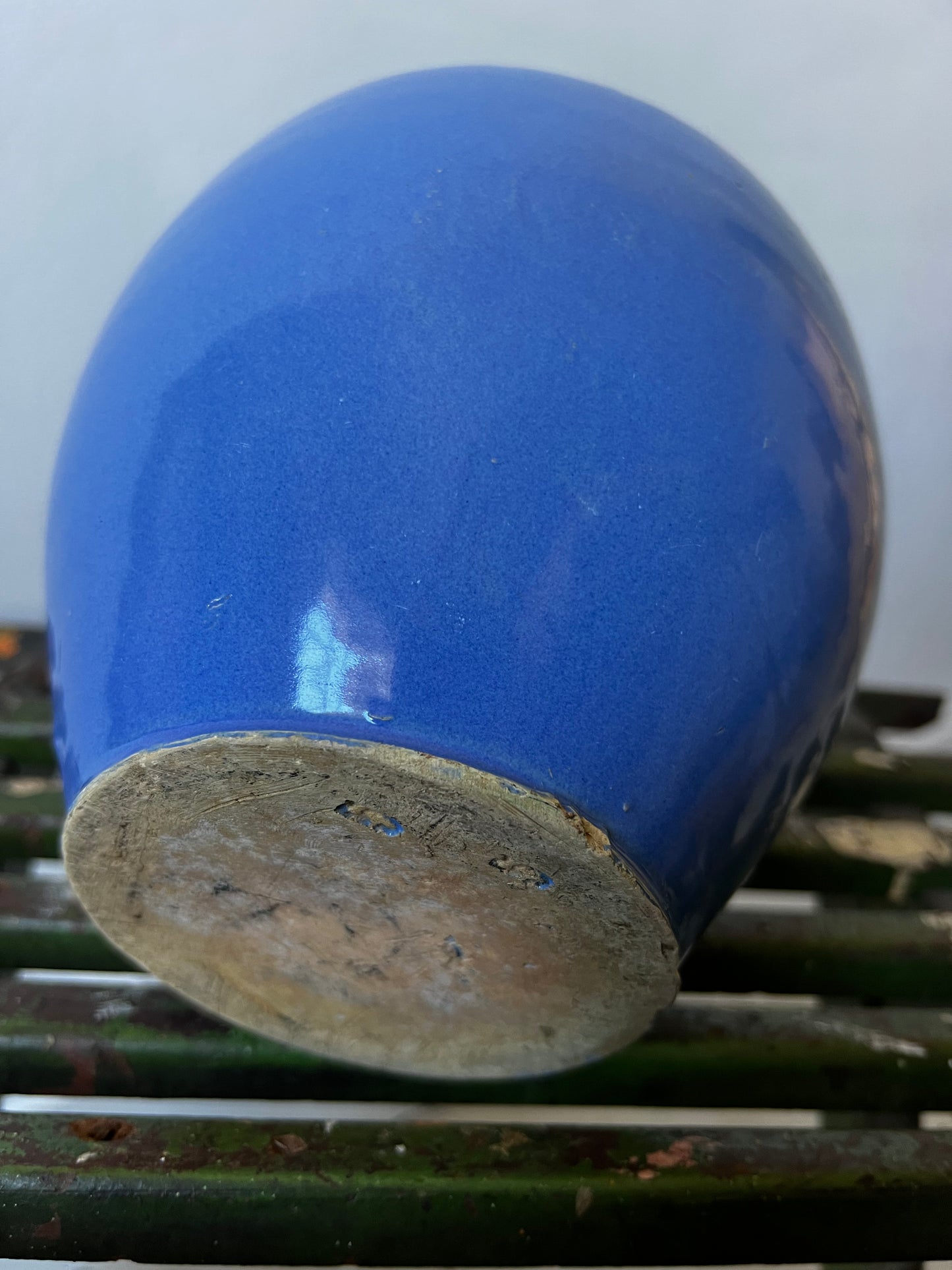 Rare Blue French Confit Pot